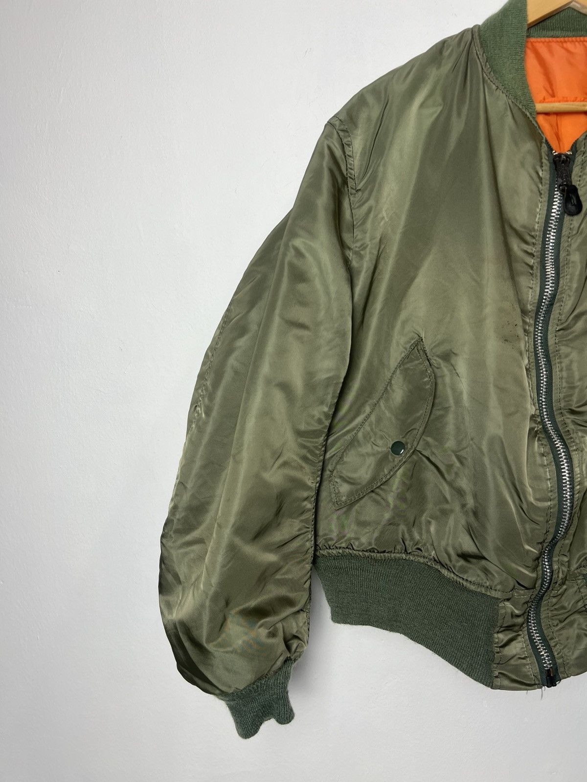 Alpha Industries Vintage Alpha Industries MA-1 Reversible Jacket Size US L / EU 52-54 / 3 - 2 Thumbnail