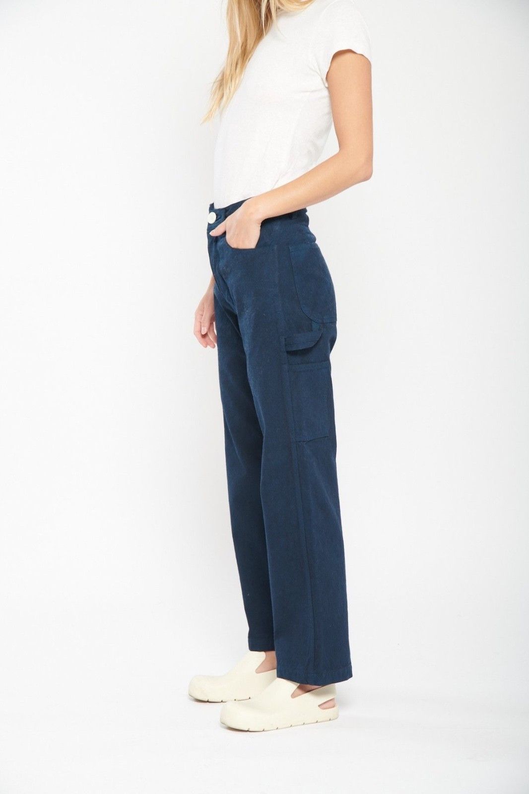 Ron Herman RHLA Navy Blue Work Pants Size 25" / US 0 / IT 36 - 12 Thumbnail