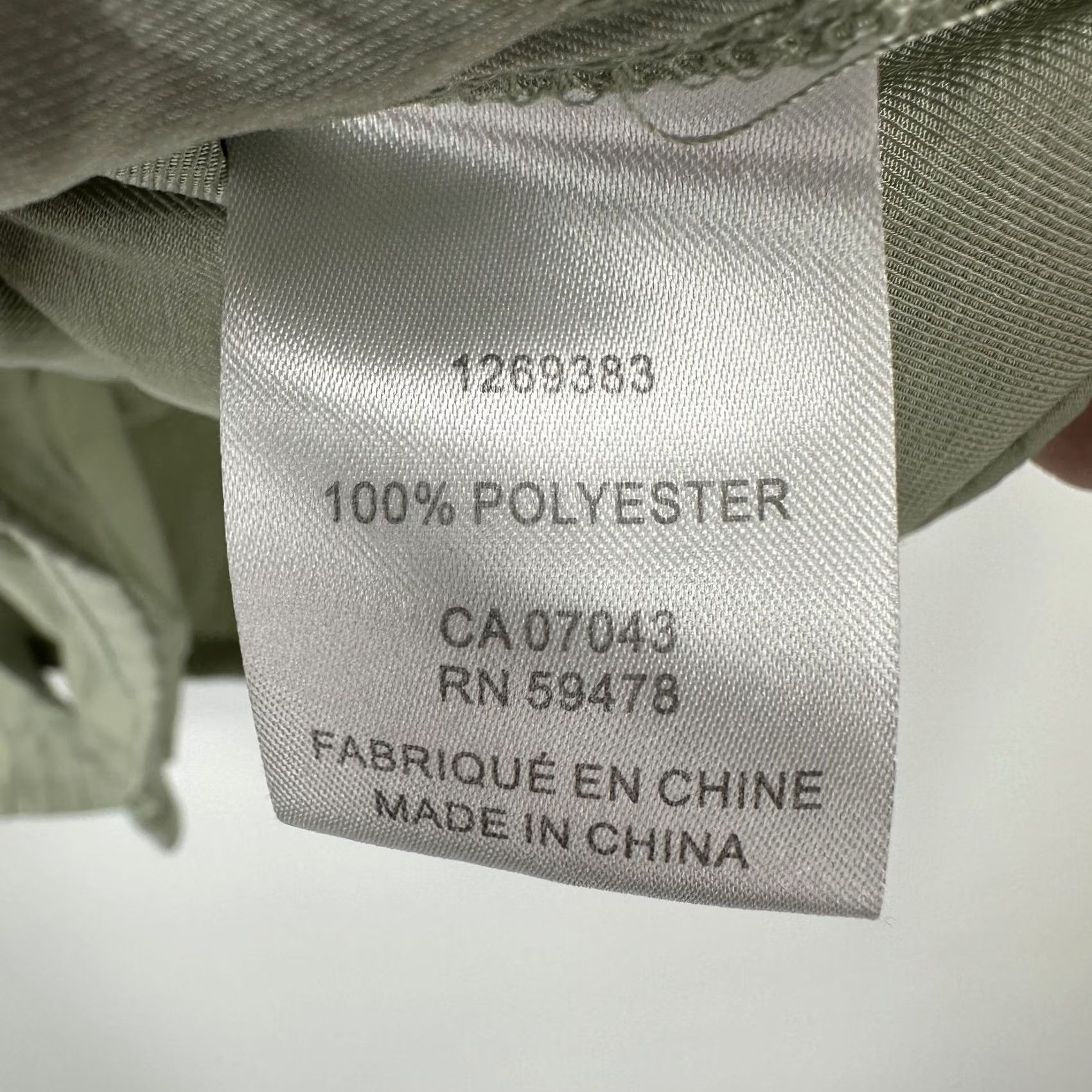 Joie Joie Shirt Womens Medium Button Front Short Sleeve Pockets Relaxed Fit Casual Sage Green Size M / US 6-8 / IT 42-44 - 5 Thumbnail