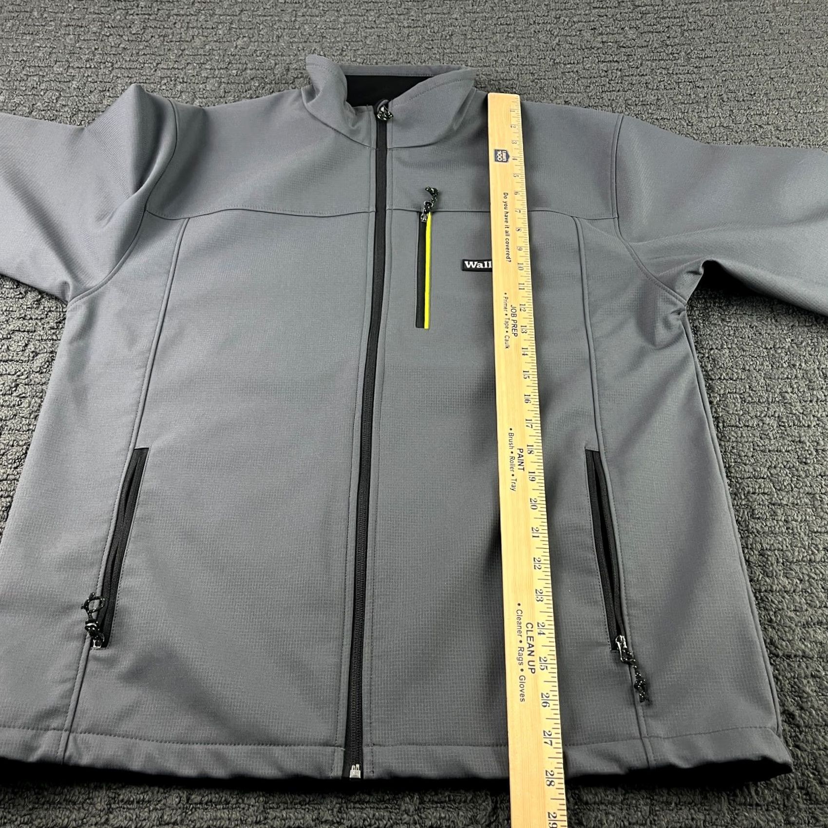 Walls Walls Jacket Mens Large Gray Full Zip Softshell Outdoor Coat Size US L / EU 52-54 / 3 - 6 Thumbnail