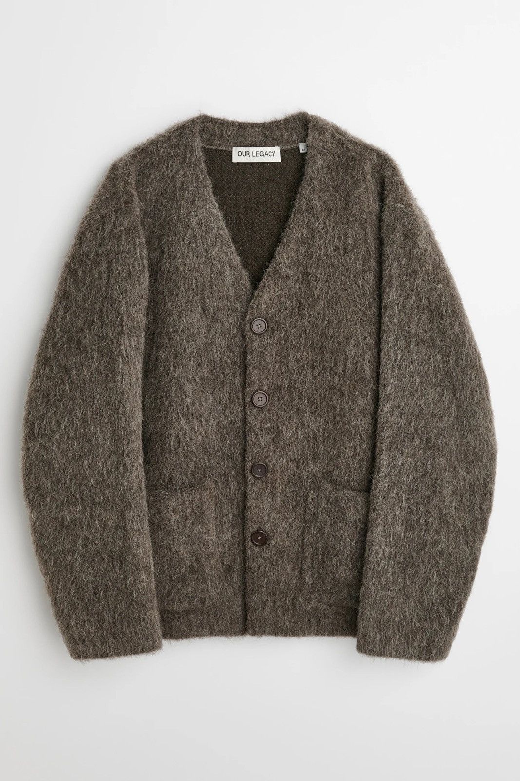 Our Legacy Grail Our Legacy mole grey mohair cardigan 44 grail Size US M / EU 48-50 / 2 - 2 Thumbnail