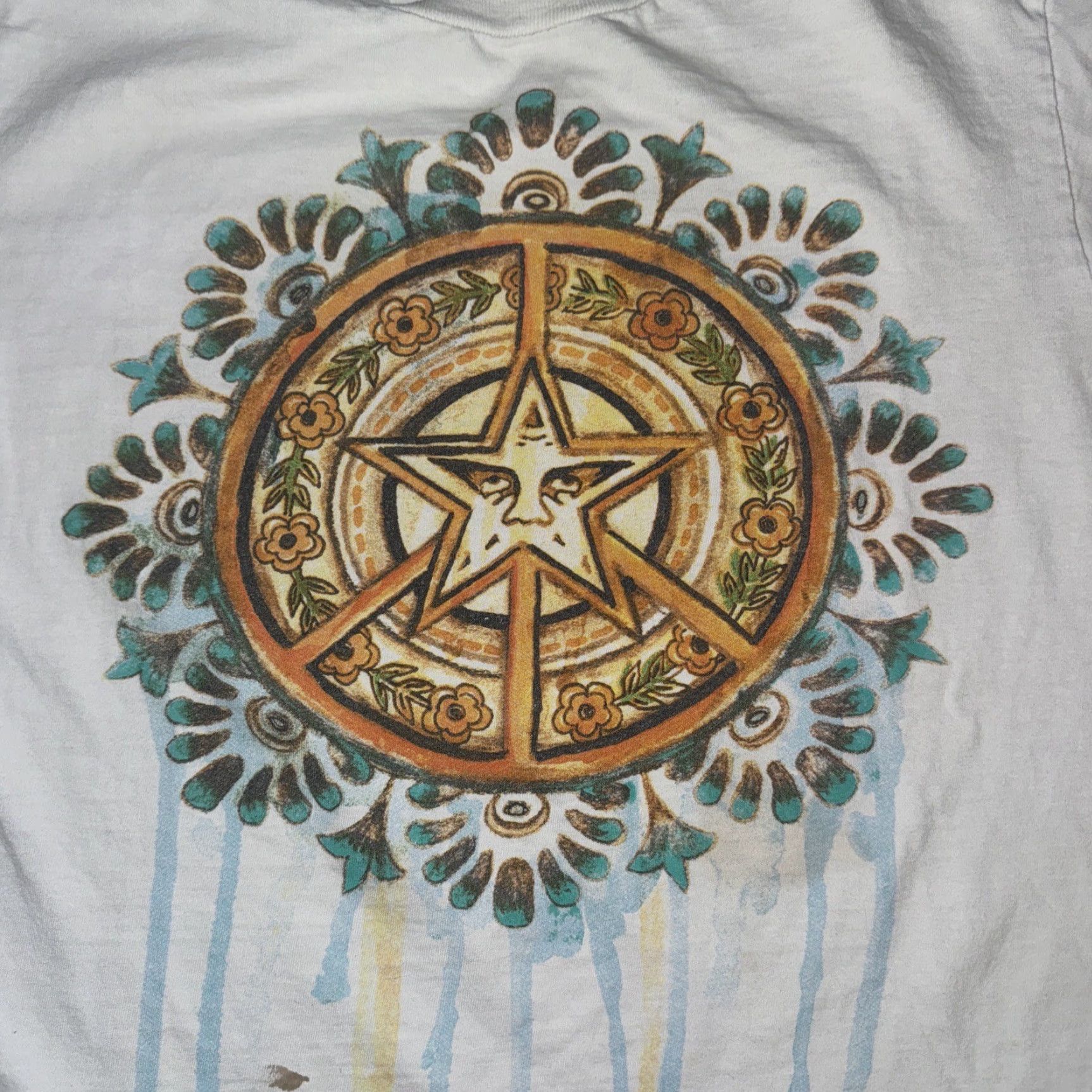Obey VINTAGE Obey T-Shirt Small Mens White 18x24 2000s Y2K Size US S / EU 44-46 / 1 - 2 Thumbnail