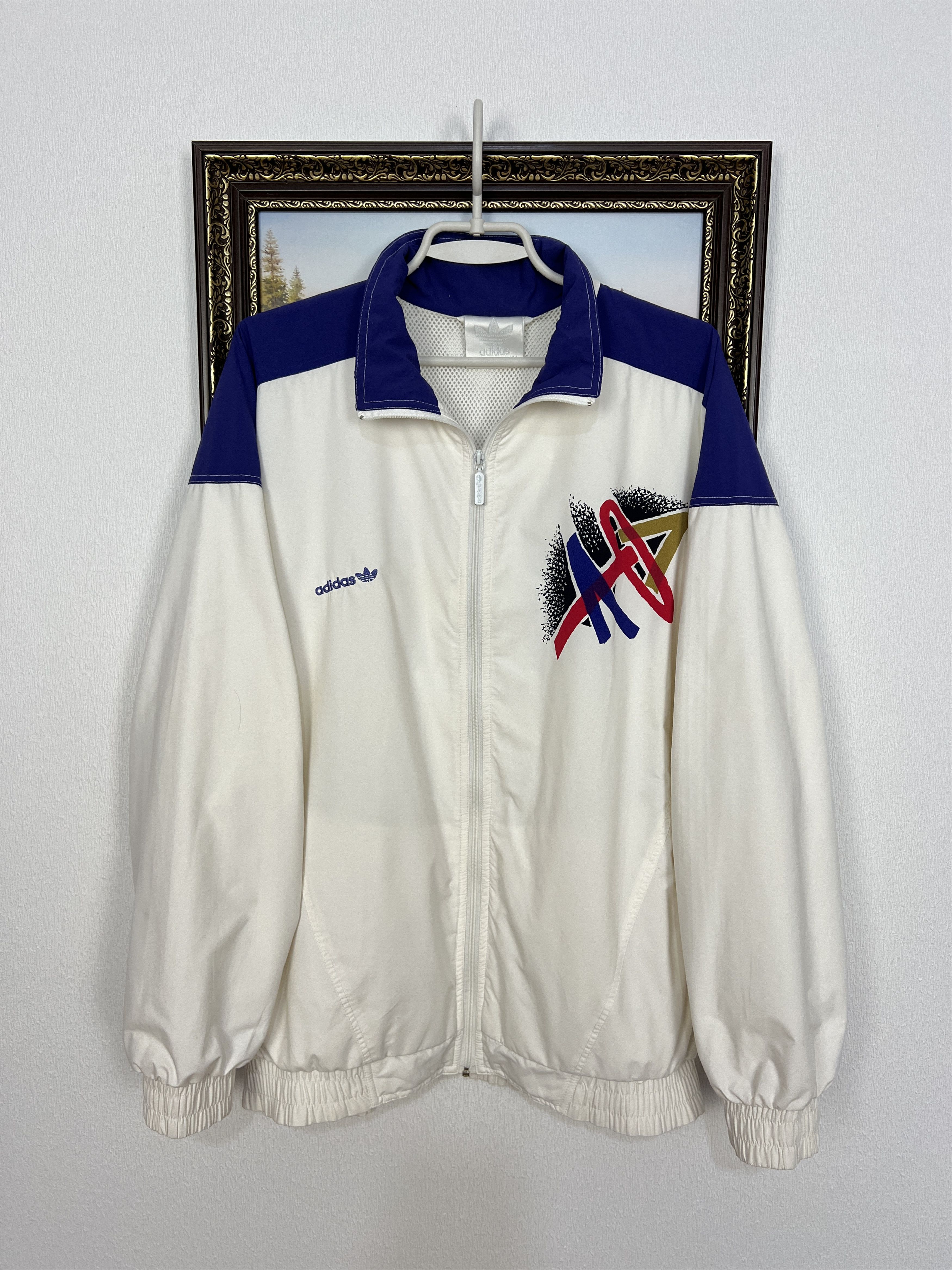 Adidas Vintage 90's Stefan Edberg Tennis WarmUp Jacket Track Top Size US M / EU 48-50 / 2 - 1 Thumbnail