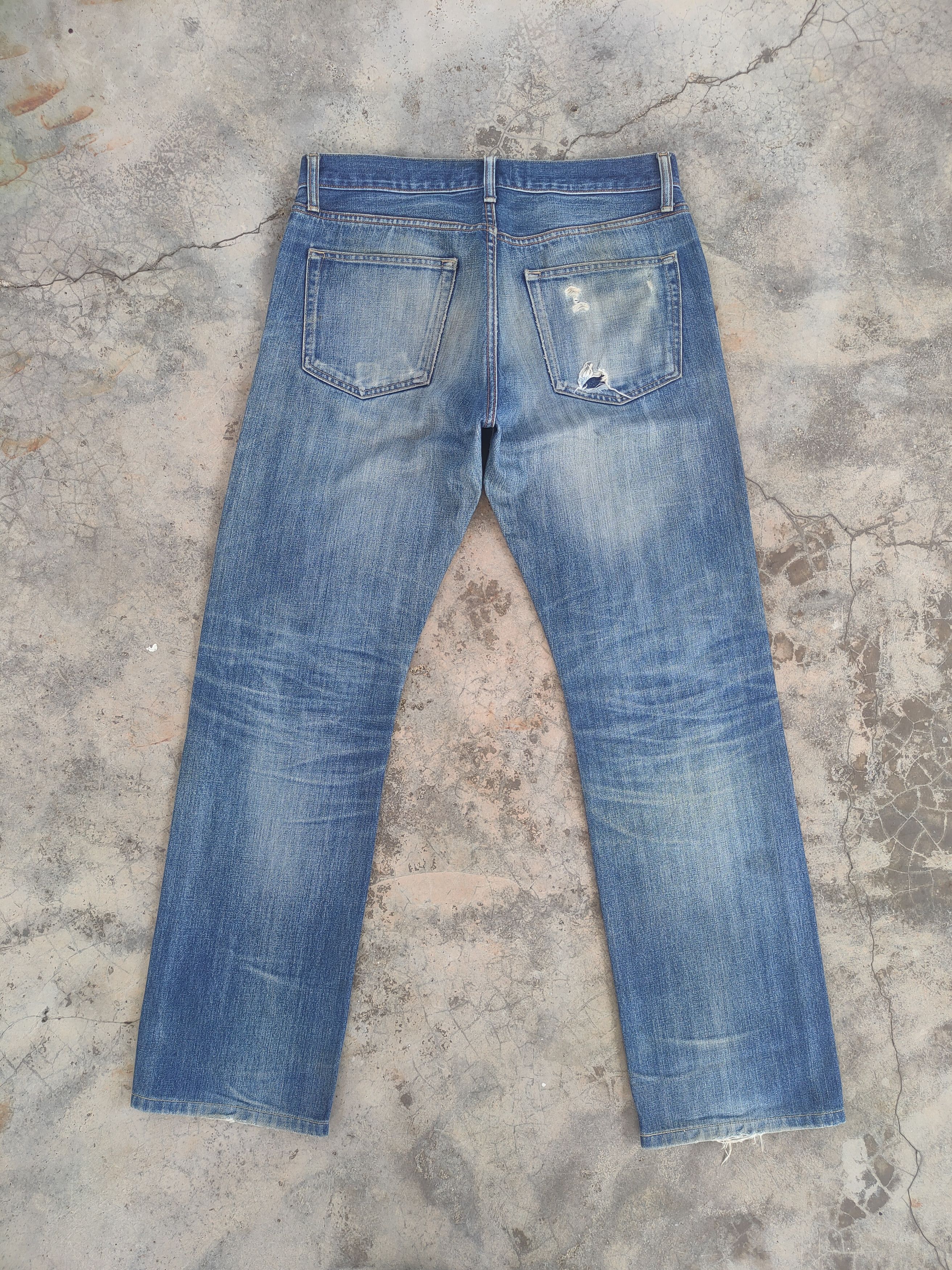 Japanese Brand Vintage japanese rusty faded jeans denim pants Size US 32 / EU 48 - 1 Thumbnail
