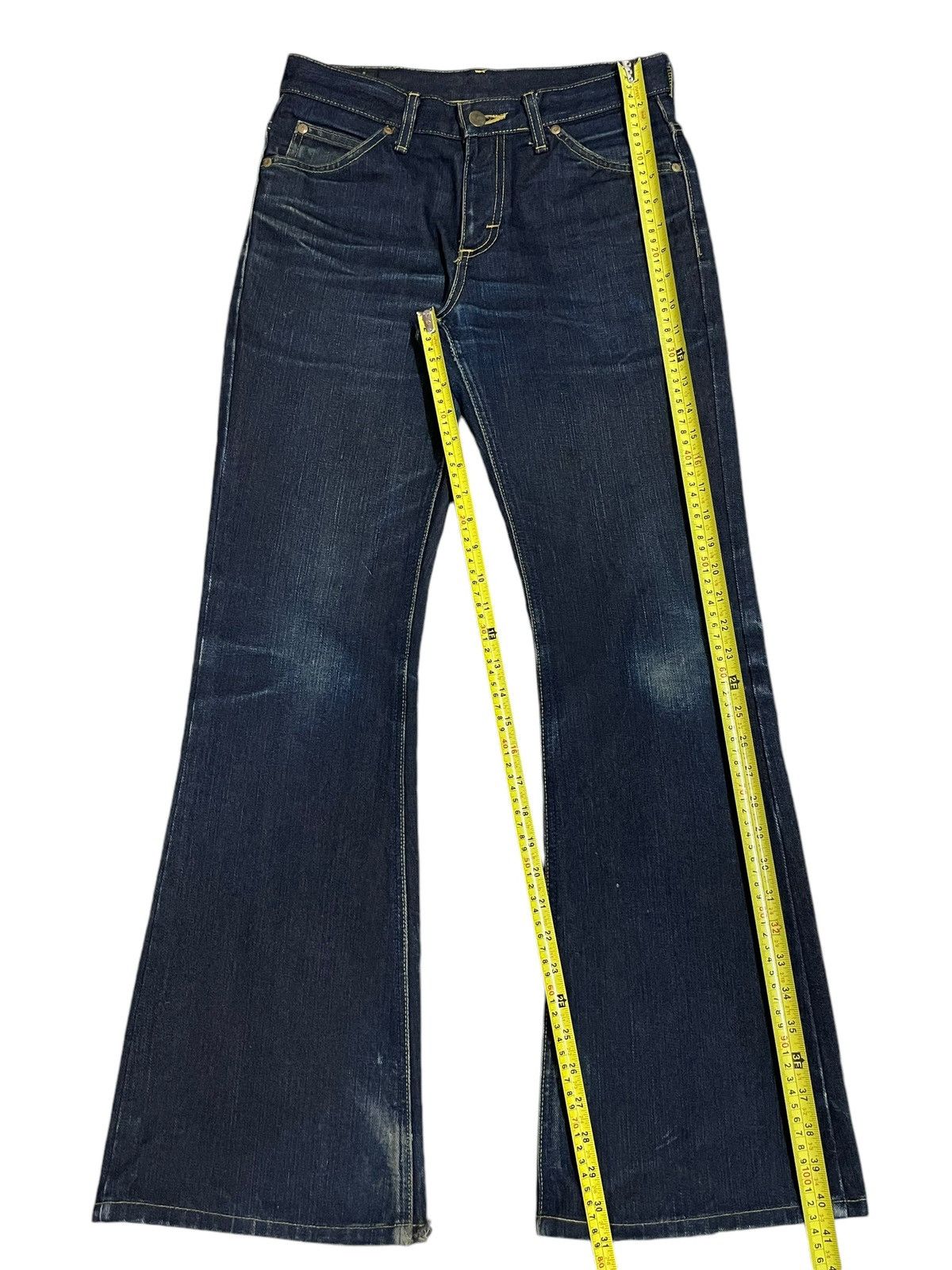 Lee Vintage Y2K Lee Riders Indigo Wash Frayed Flare Jeans Size US 29 - 20 Thumbnail