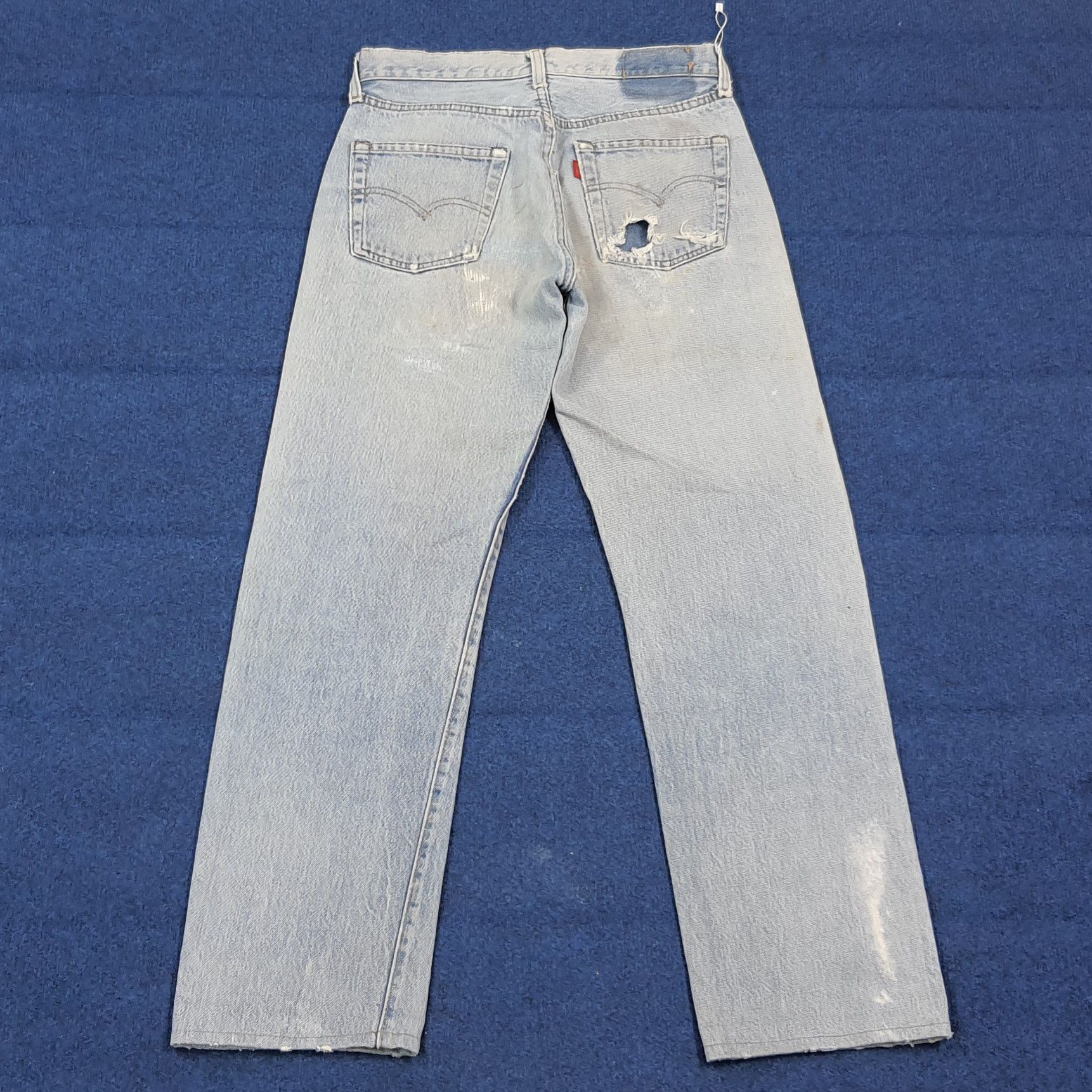 Levi's Vintage Levi’s 501 Custom Sashiko Repair Distressed C297N11 Size US 28 / EU 44 - 5 Thumbnail