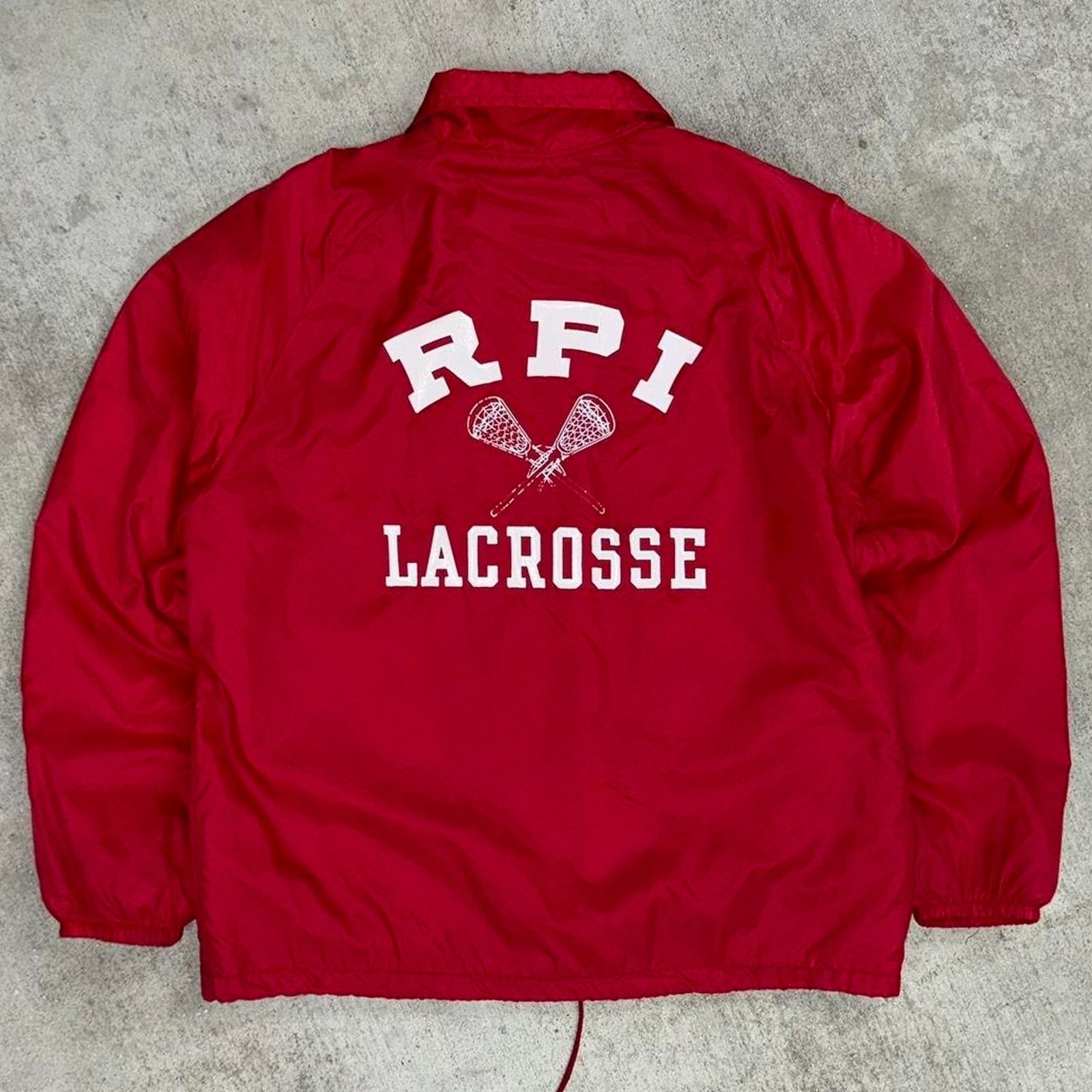 Champion Rare vintage 90s RPI lacrosse champion coach jacket Size US L / EU 52-54 / 3 - 1 Thumbnail