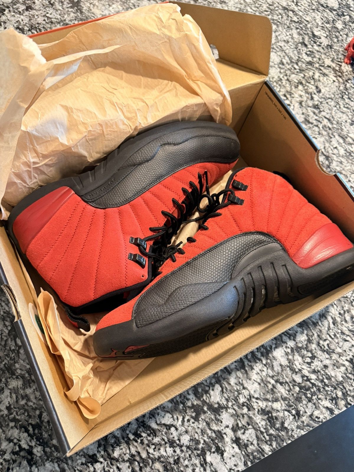 Jordan Brand Jordan 12 Retro "Reverse Flu Game" Size US 12 / EU 45 - 4 Thumbnail