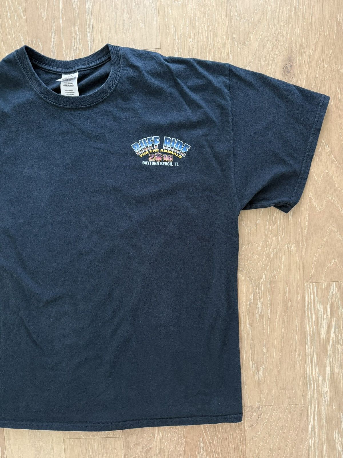Gildan Vintage Style Motorcycle Daytona Beach Shirt Size US XXL / EU 58 / 5 - 7 Thumbnail