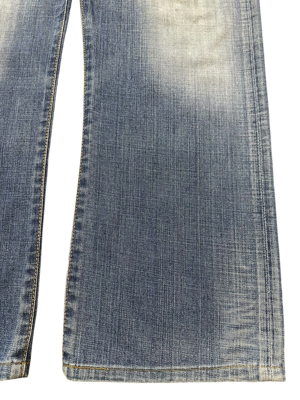 Edwin Vintage Edwin 503 Blue Trip Faded Wash Style Baggy Jeans Size US 35 - 8 Thumbnail
