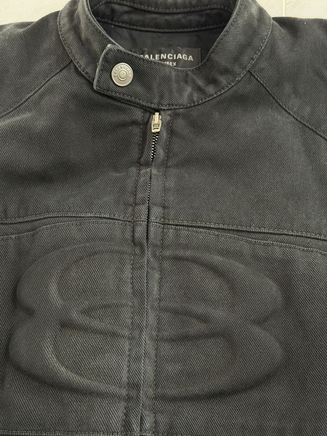 Balenciaga Denim Unity Racer Jacket Runway Size US S / EU 44-46 / 1 - 8 Thumbnail