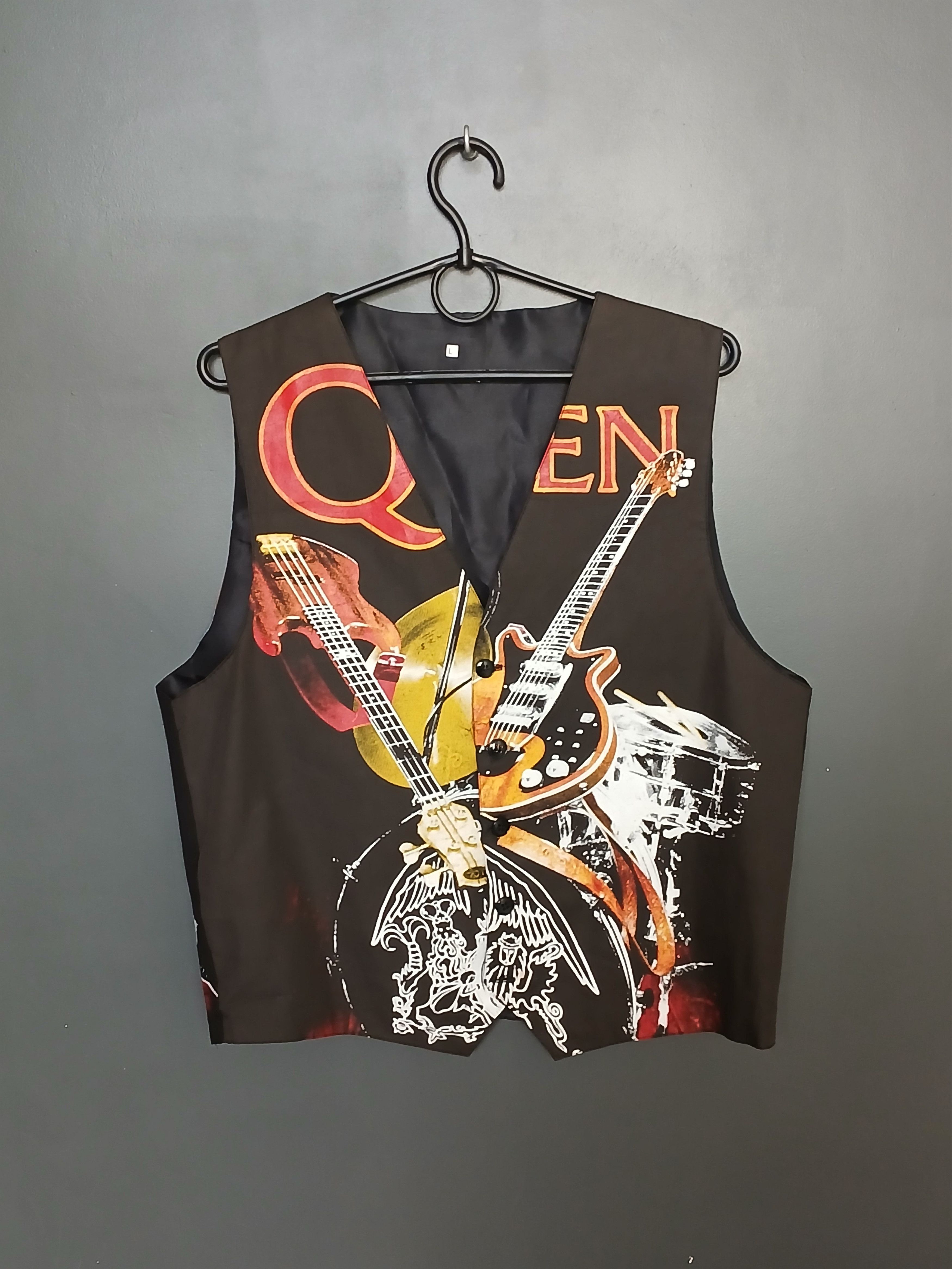 Band Tees Queen Freddie Mercury Gilet Size US L / EU 52-54 / 3 - 2 Thumbnail