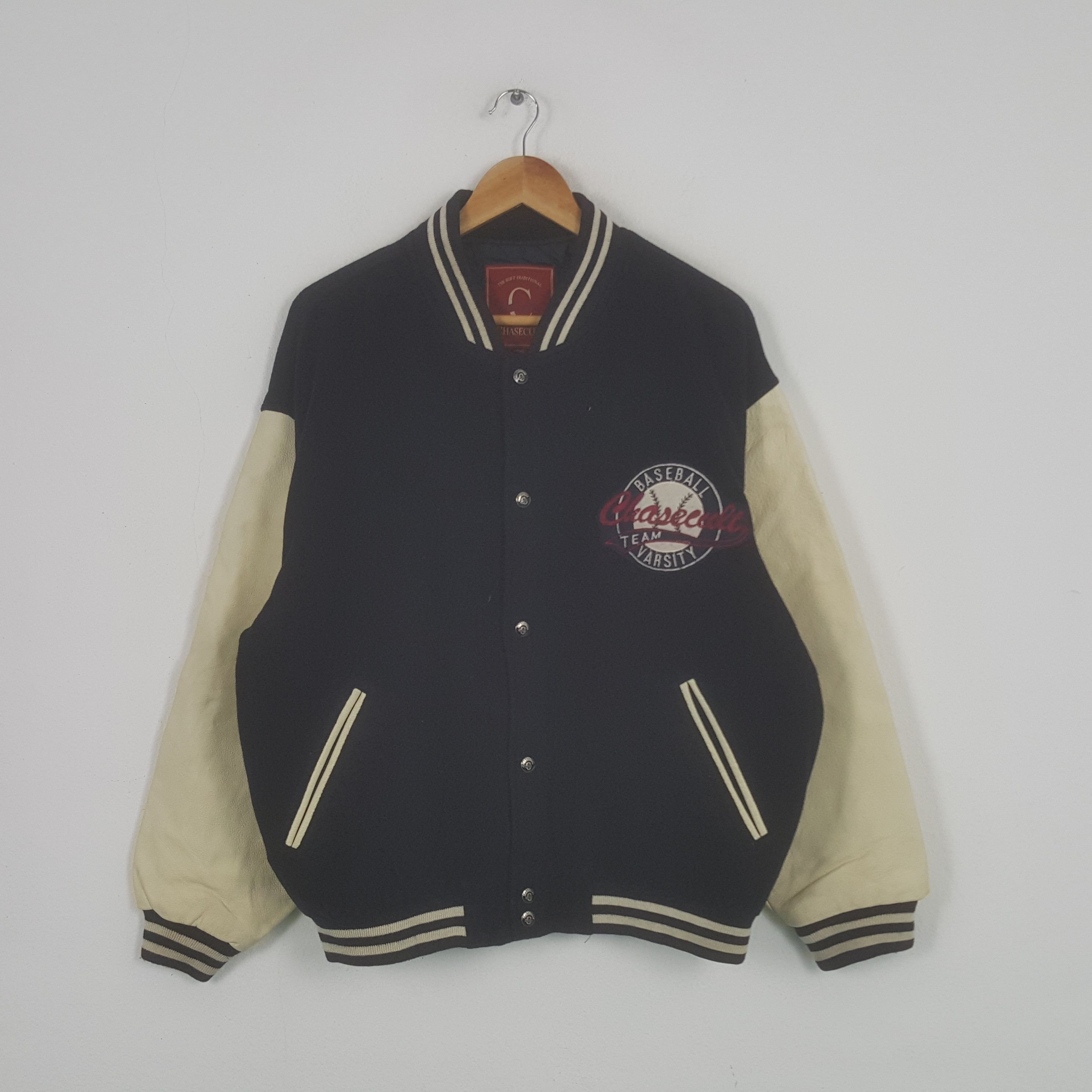 MLB × Vintage Vintage Chasecult Baseball Team MLB Sport Varsity Jacket Size US XL / EU 56 / 4 - 3 Thumbnail