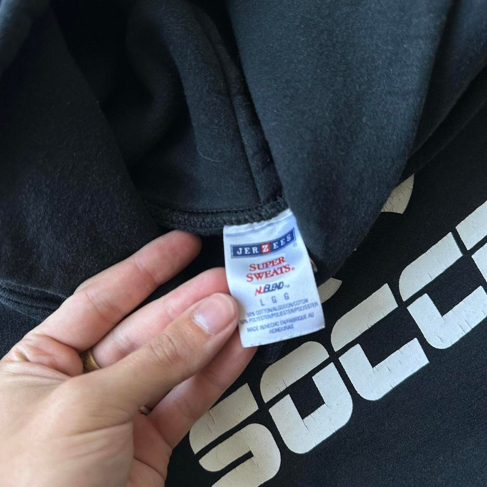 Vintage Vintage 00s jerzees wildcats soccer hoodie Size US L / EU 52-54 / 3 - 6 Thumbnail