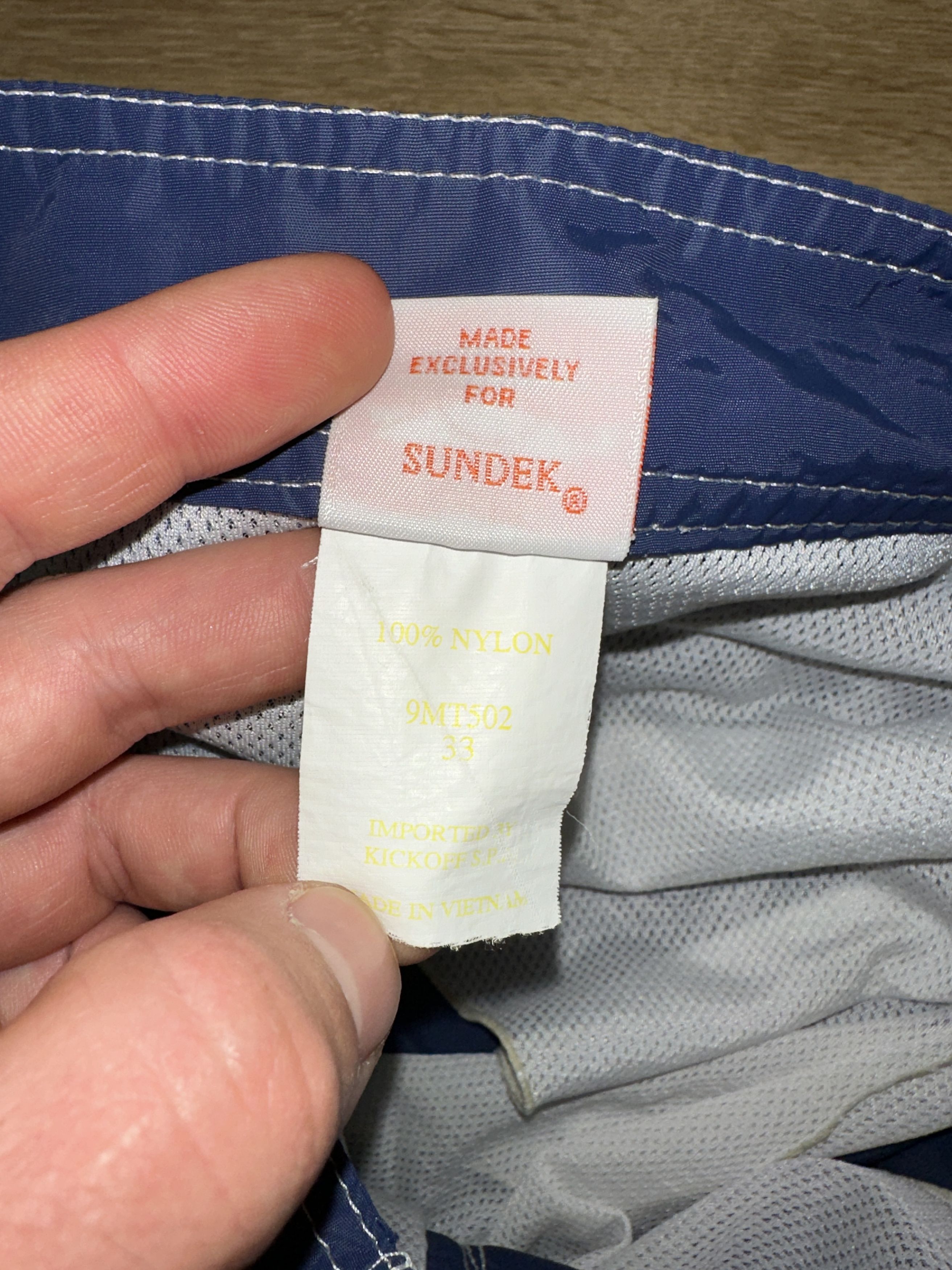 Sundek Sundek 33 Rainbow Striped Swim Shorts Surf Trunks Size 33 Size US 33 - 11 Thumbnail
