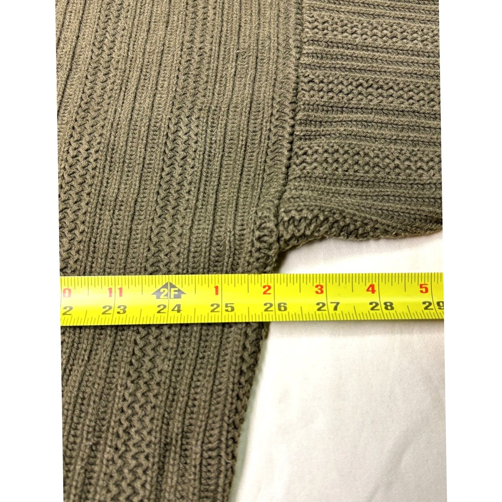 Eddie Bauer VINTAGE Eddie Bauer Mens 2XLT Olive Green Ribbed Knit Crewneck Sweater Size US XXL / EU 58 / 5 - 5 Thumbnail