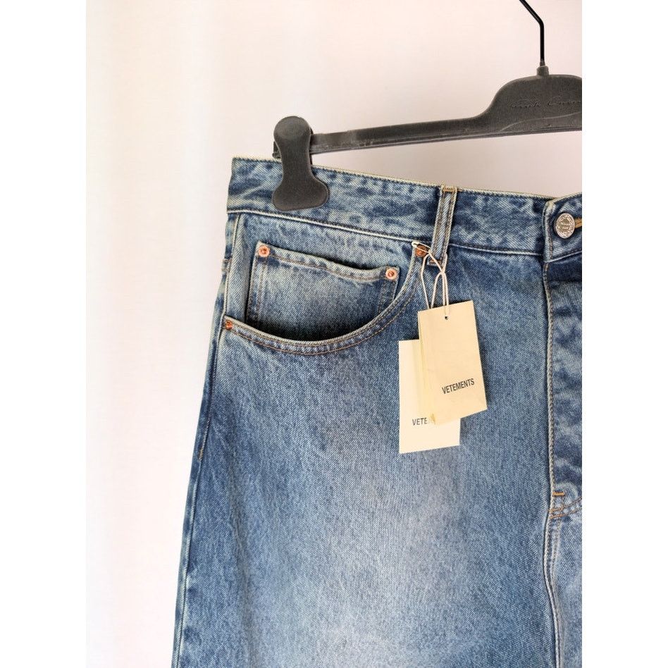 Vetements o1rshd1 Denim Jeans in Indigo Blue Size US 34 / EU 50 - 6 Thumbnail