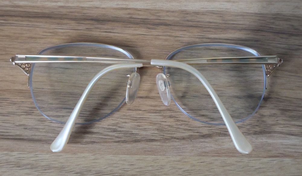 Vintage Valentino Garavani V95294 Half Rim Titanium Glasses Size ONE SIZE - 7 Thumbnail