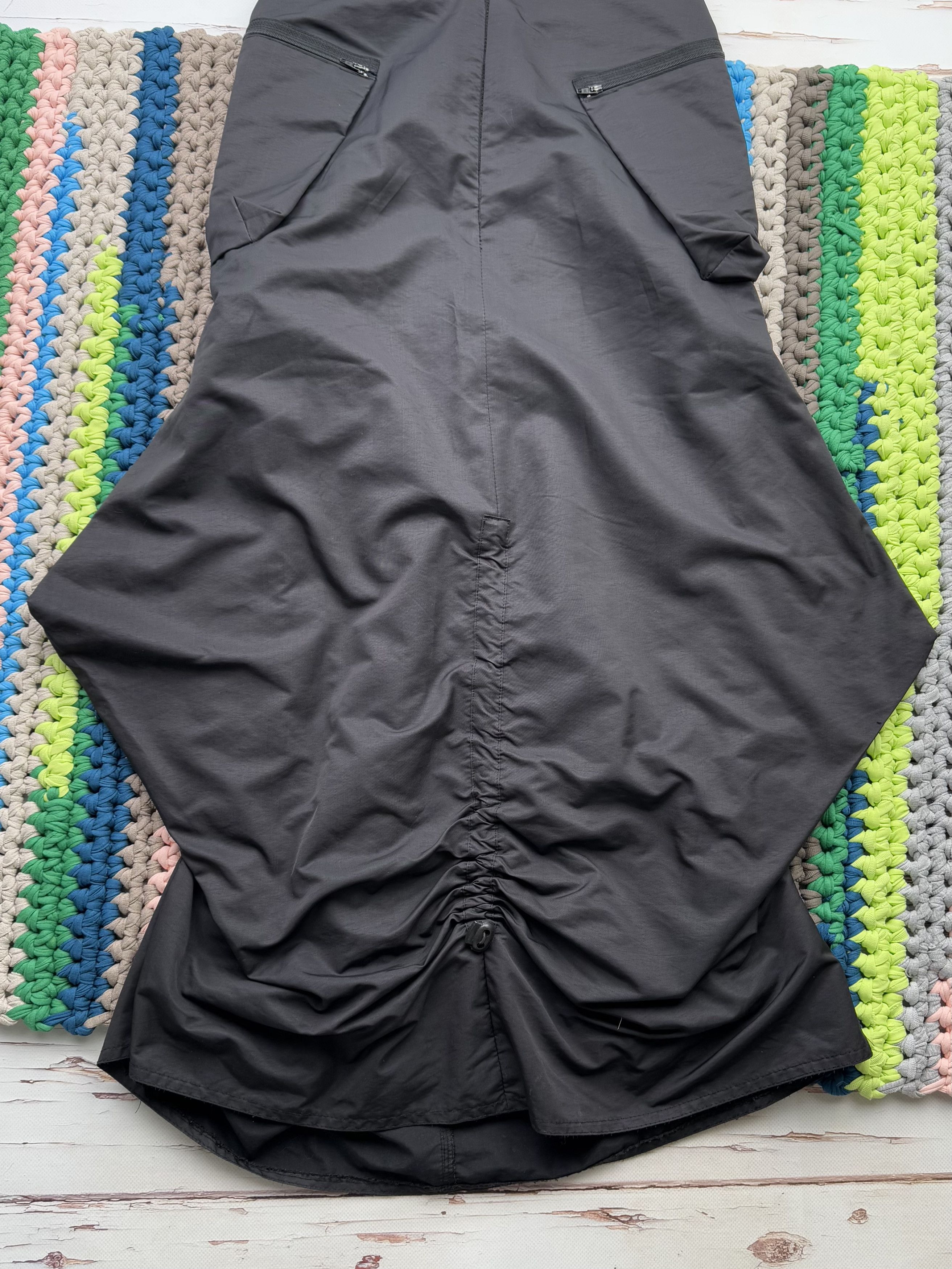 Japanese Brand Vintage Maxi Skirt With Bondage (ET1)(D15) Size 26" / US 2 / IT 38 - 3 Thumbnail