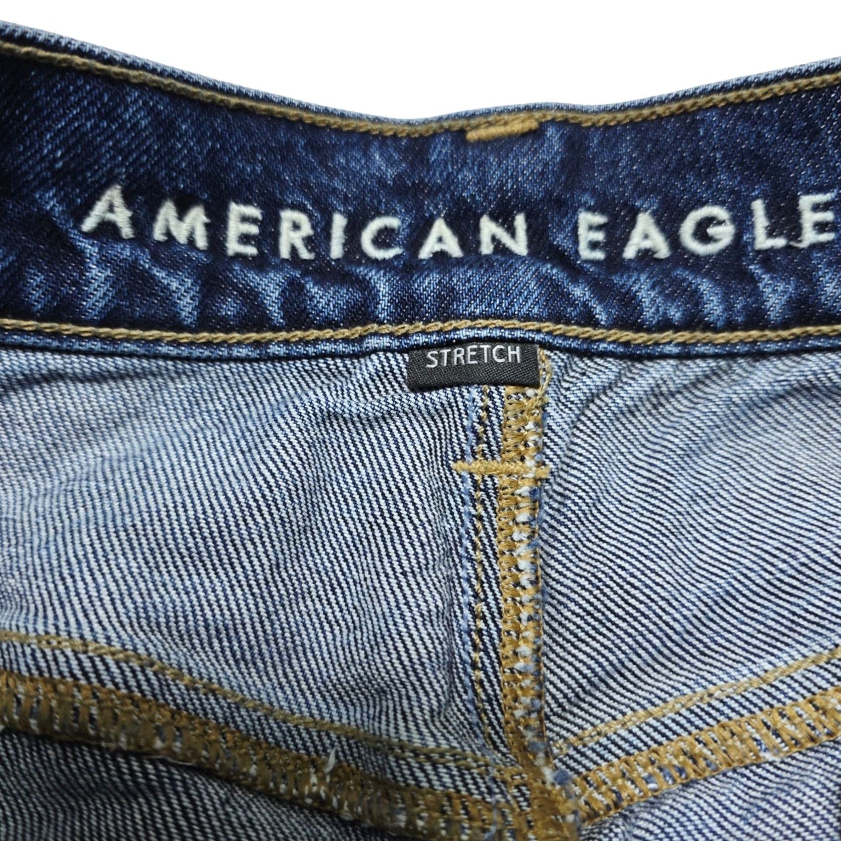 American Eagle Outfitters AMERICAN EAGLE Jeans Womens Size 0 Acid Wash 90s Skinny Stretch Blue Denim Jegging Regular Rise Women Size 25" / US 0 / IT 36 - 5 Thumbnail