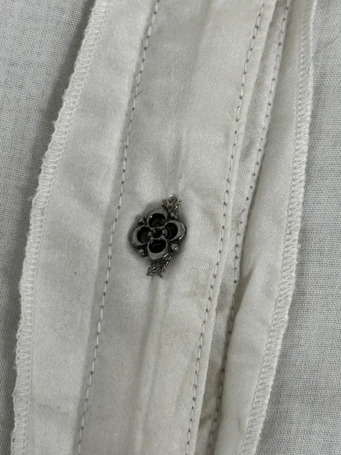 Marithe + Francois Girbaud 2000s Marithé + François Girbaud Stars White Shirt Size US S / EU 44-46 / 1 - 11 Thumbnail