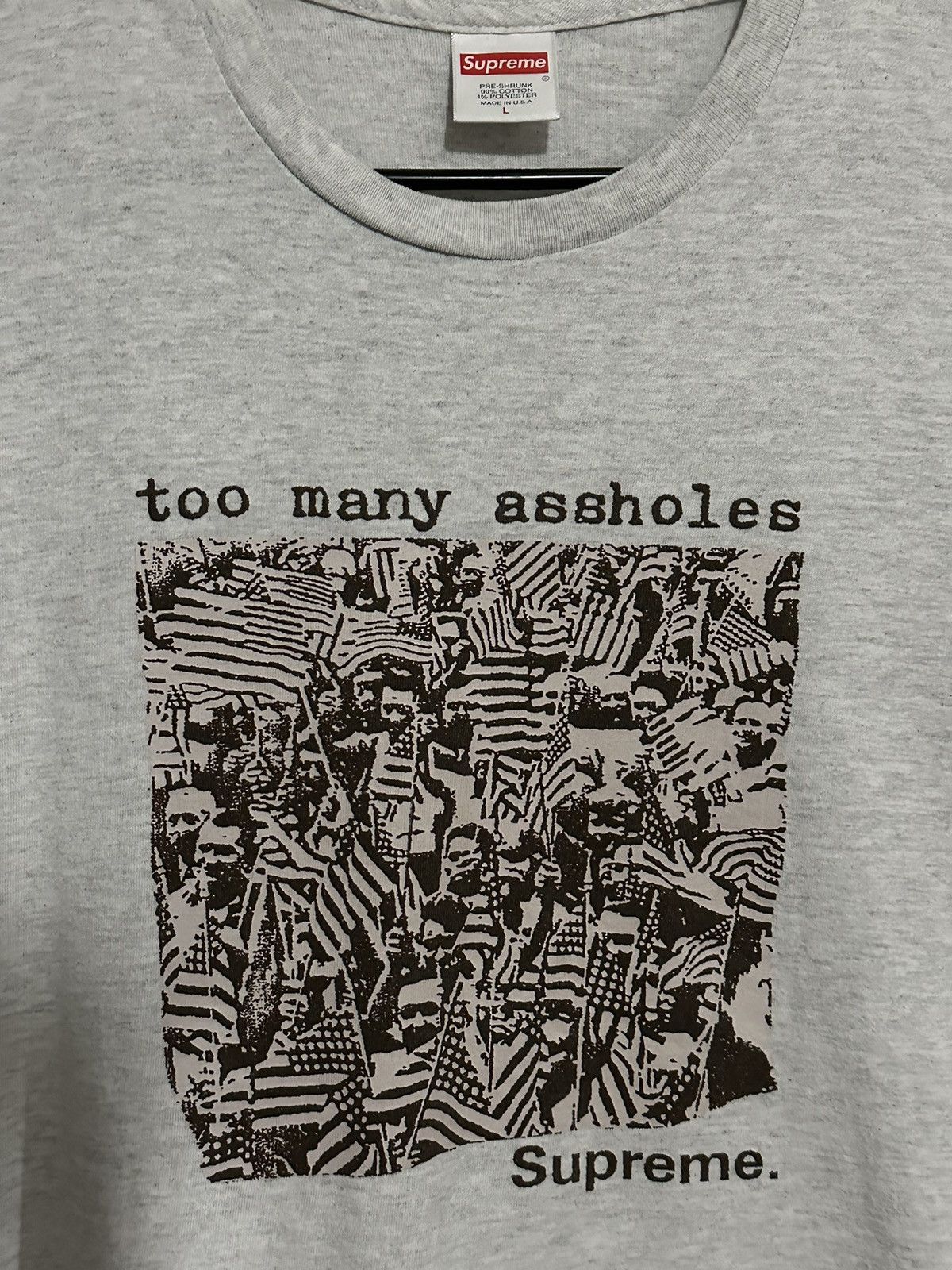 Supreme Supreme Too Many Assholes Tee Size US L / EU 52-54 / 3 - 2 Thumbnail