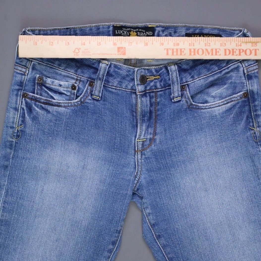 Lucky Brand Lucky Brand Jeans Bootcut Women 27 Light Wash 31 Inseam 5-Pocket Denim Low Rise Lola 90s City Preppy Minimalist Womens Size 27" / US 4 / IT 40 - 5 Thumbnail