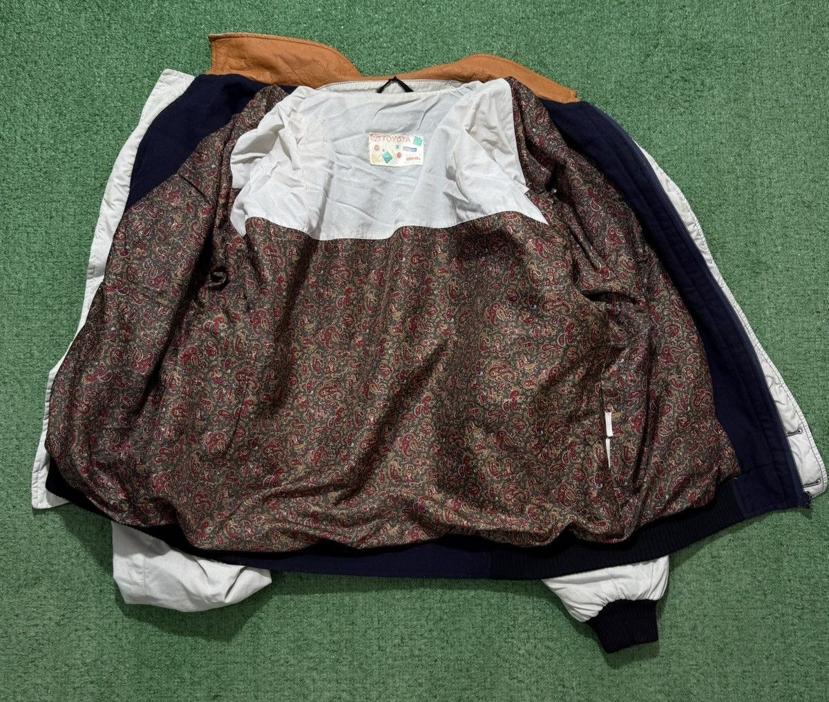 Japanese Brand Toyota Racing Vintage Wool Jacket 90s Japanese Rare Size US L / EU 52-54 / 3 - 2 Thumbnail
