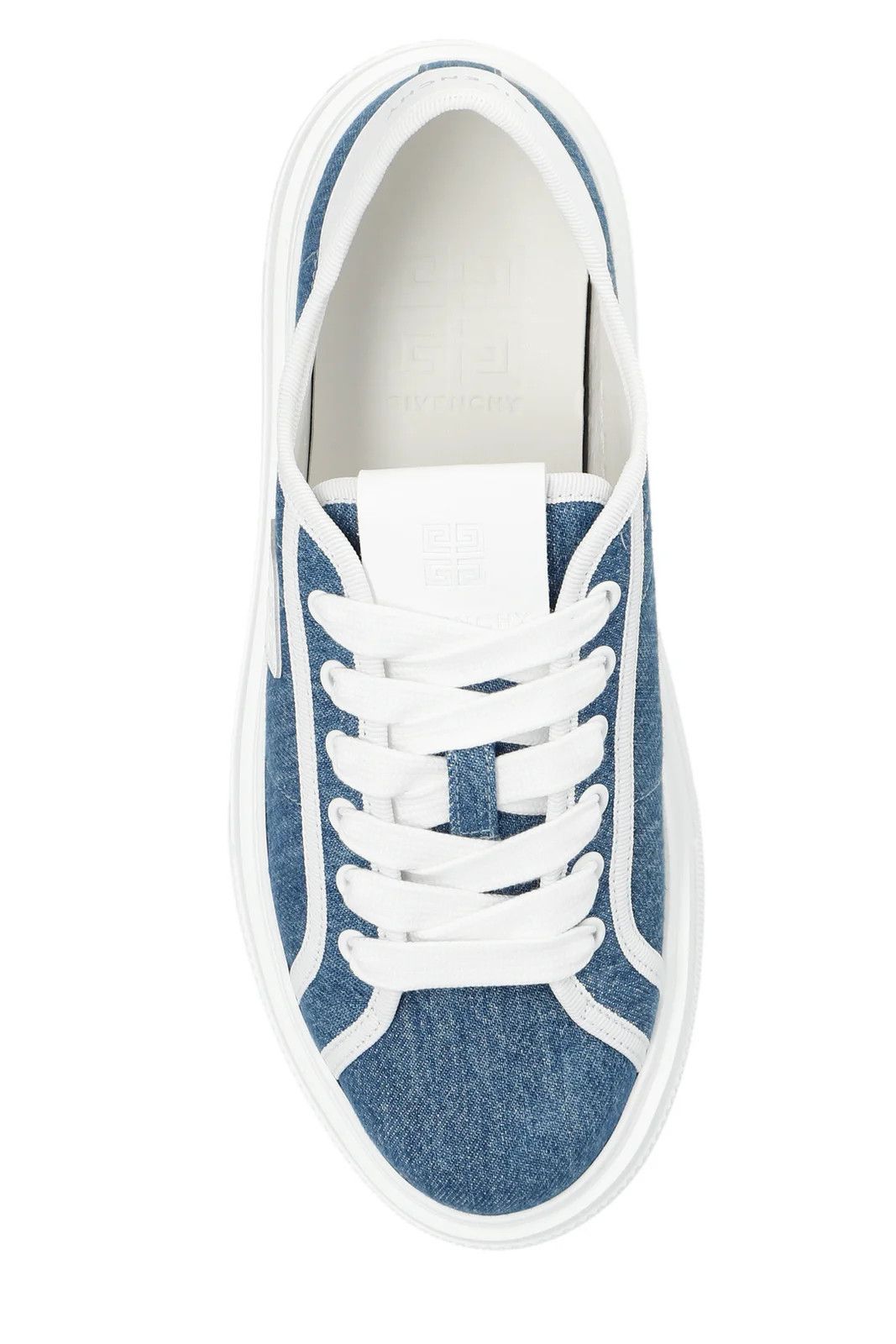 Givenchy o1w1db10525 City Lace Up Sneakers Platform in Blue Size US 6 / IT 36 - 3 Thumbnail