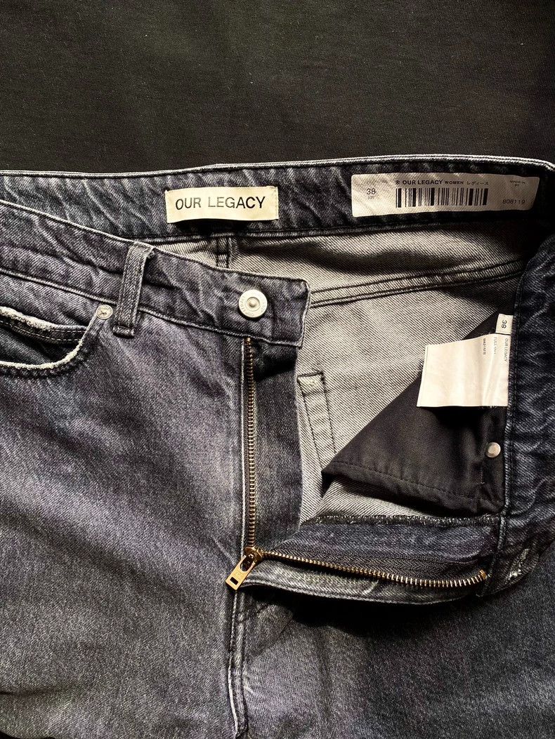 Our Legacy Our Legacy Dark gray trousers Size US 38 / EU 54 - 3 Thumbnail
