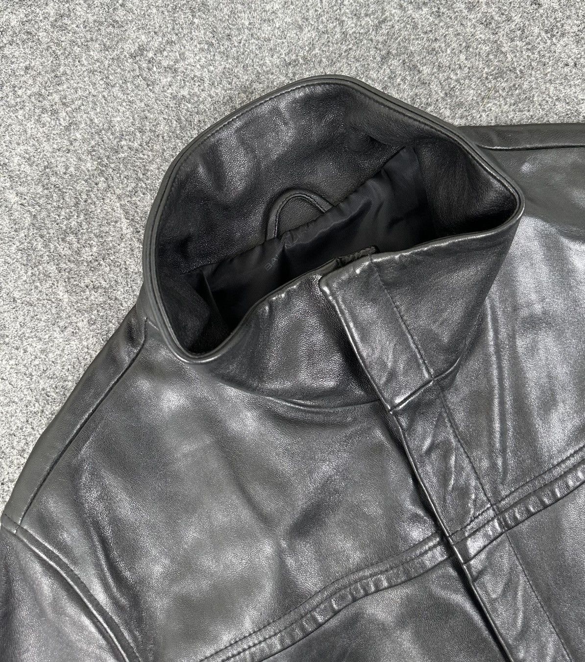 Balenciaga Balenciaga - Nicolas Ghesquiere 1997 Zip-Up Leather Jacket Size US M / EU 48-50 / 2 - 5 Thumbnail