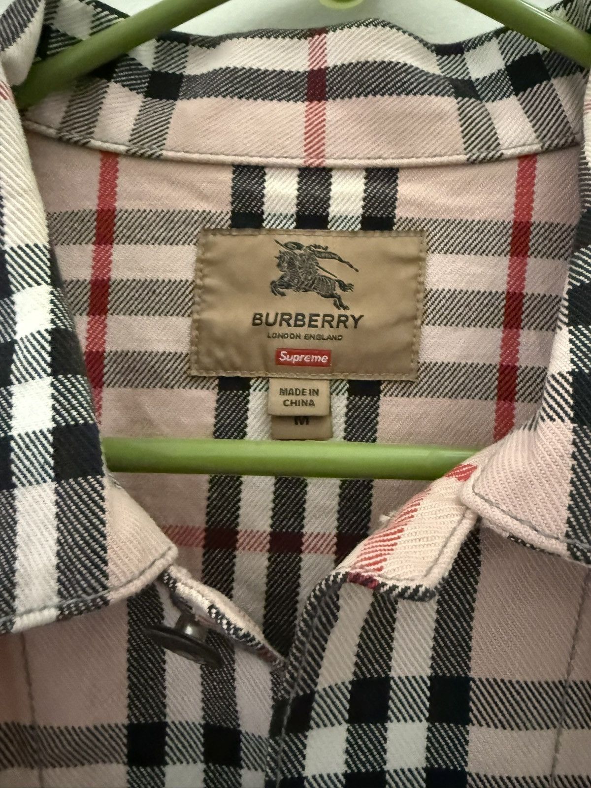 Burberry × Supreme Supreme X Burberry Denim Trucker Size US M / EU 48-50 / 2 - 3 Thumbnail