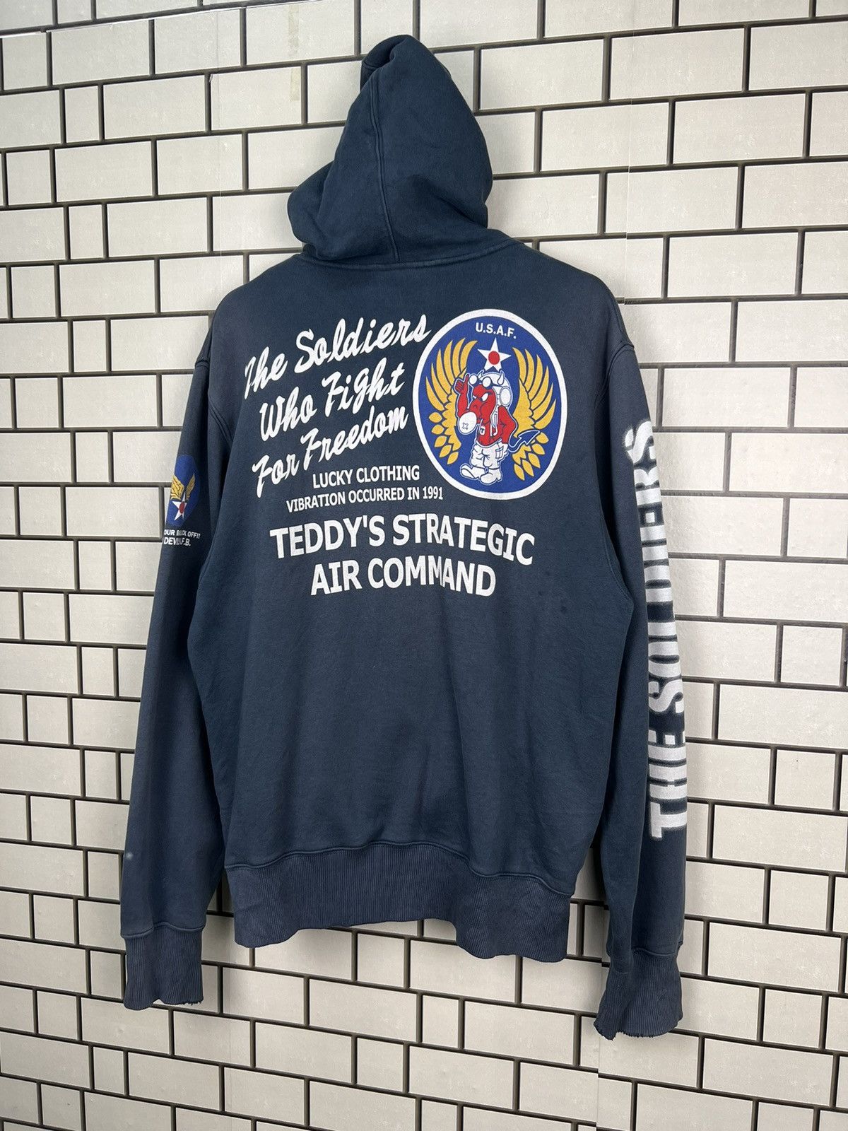 Tedman × Vintage Vintage Ted Company Tedman’s U.S Air Force Hoodie Size US L / EU 52-54 / 3 - 9 Thumbnail
