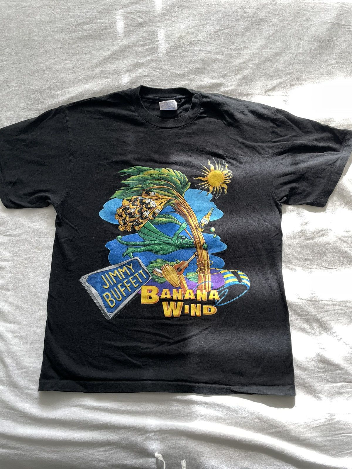 Vintage Jimmy Buffett “Banana Wind” 1996 Tour Tee Grailed
