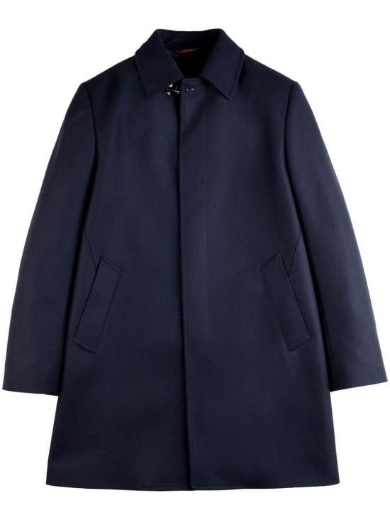 FAY Men Coats NAM54490380 GAHU802 Blue