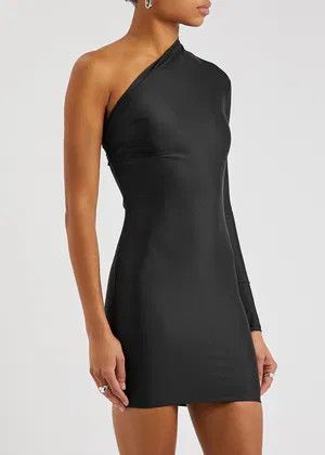 Balenciaga o1y0625 Bodycon Mini Dress in Black Size XS / US 0-2 / IT 36-38 - 2 Thumbnail