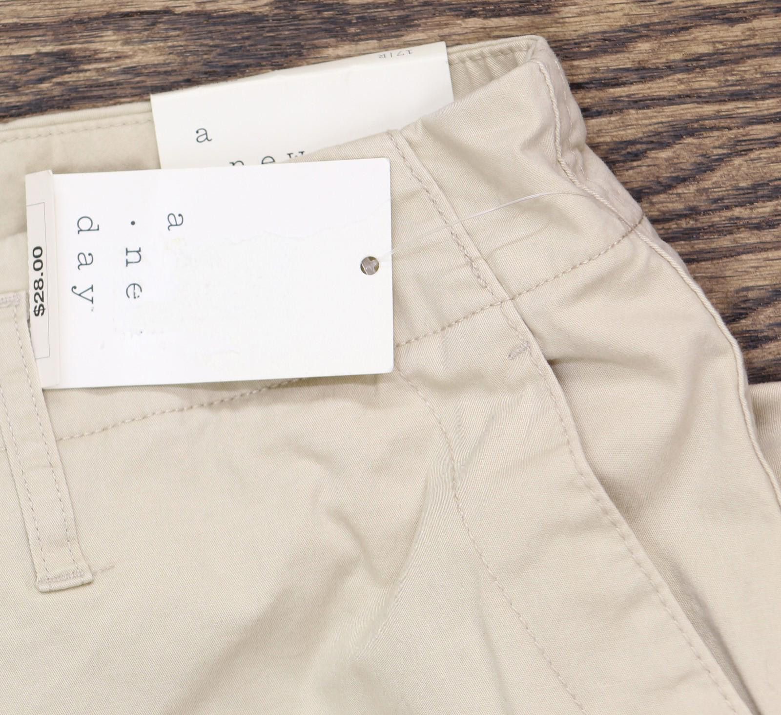 Designer Nwt A New Day Womens Ankle Chino Pants 89476958 Tan Brown 17 Size 30" / US 8 / IT 44 - 3 Thumbnail