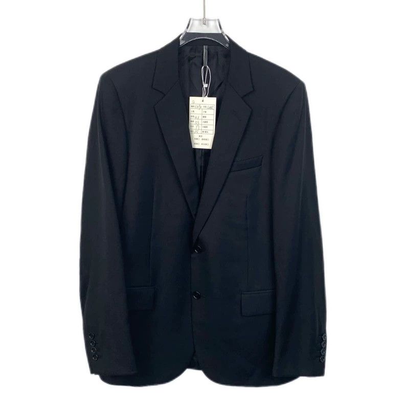 Dior Dior Black wool lapel single-breasted suit jacket 2501-Next Size 48R - 1 Thumbnail