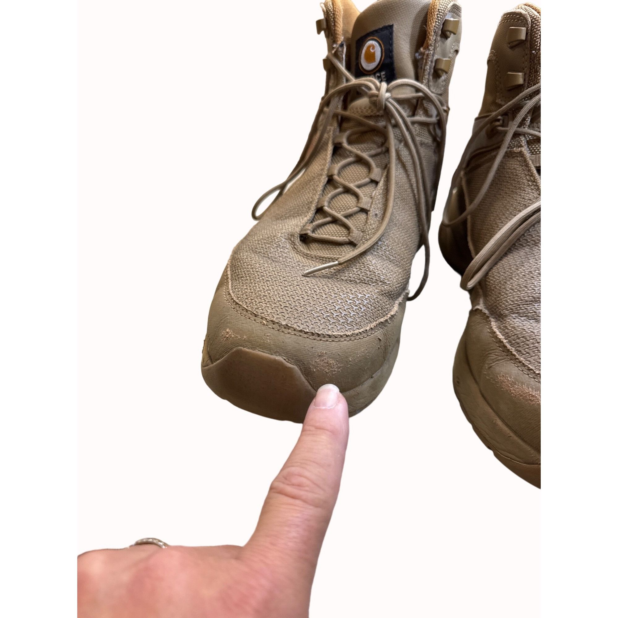 Carhartt Carhartt Force men’s olive green ankle boots size 13 SKU 540 Size US 13 / EU 46 - 3 Thumbnail