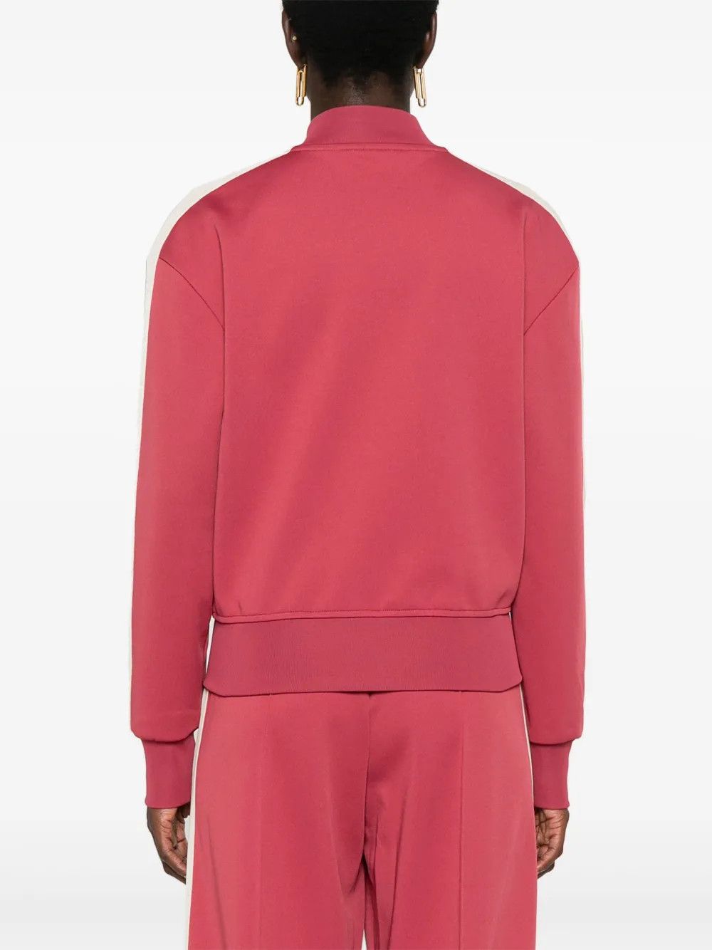 Palm Angels o1y1225 Logo Sweatshirt in Light Red/White Size XXS / US 00 / IT 34 - 4 Thumbnail