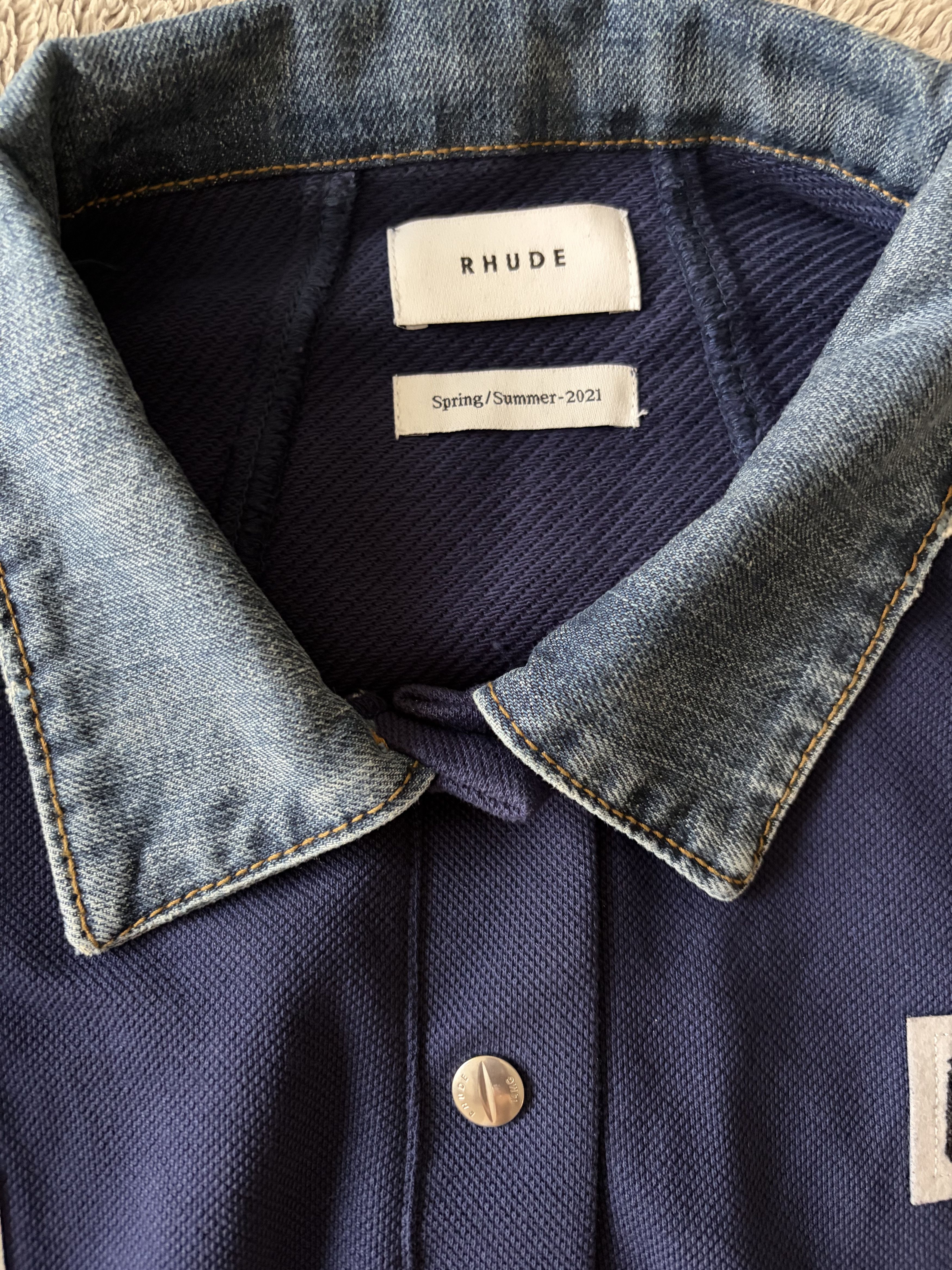 Rhude Rhude SS21 Collegiate Polo Size US S / EU 44-46 / 1 - 4 Thumbnail