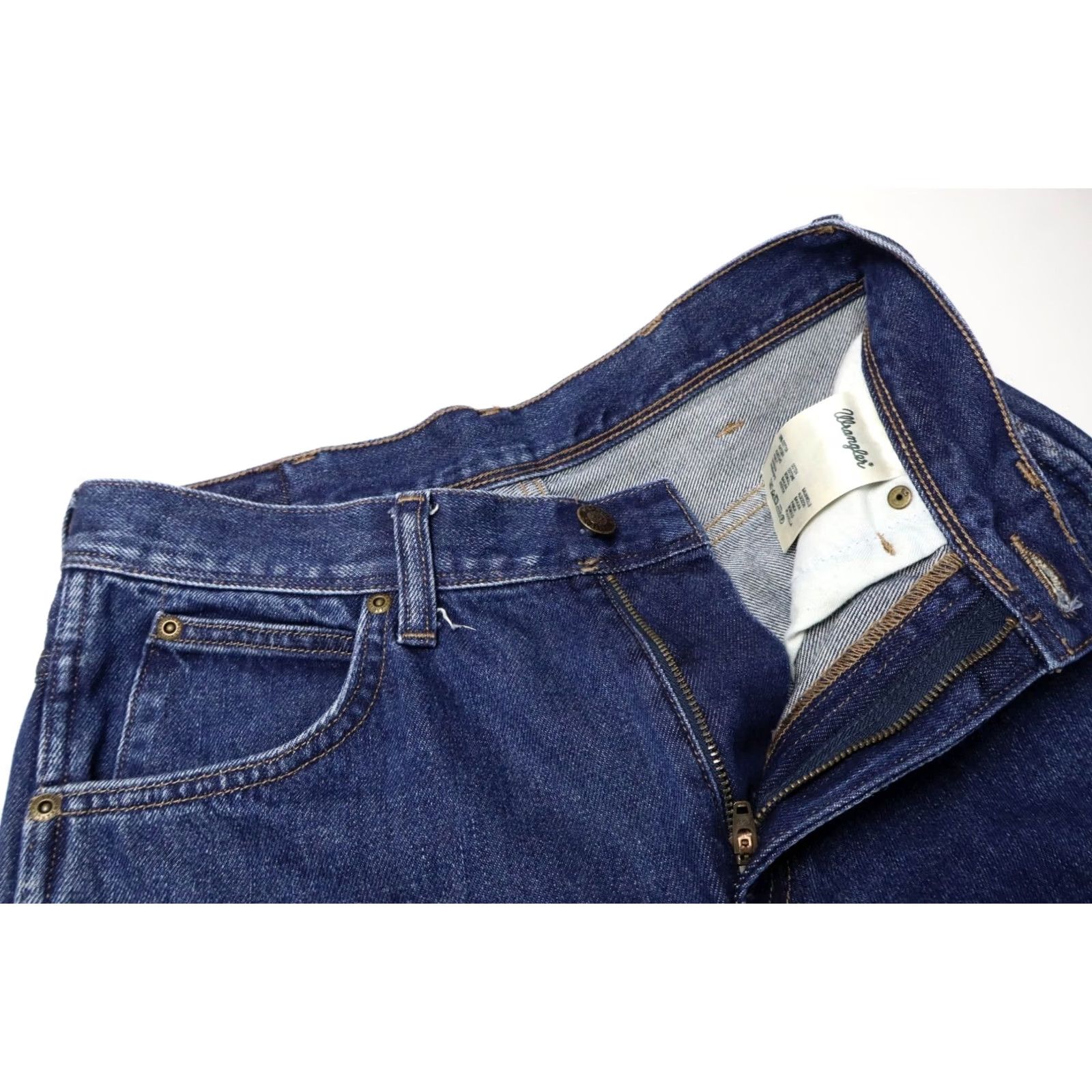 Wrangler WRANGLER Jeans Men's W30/L30 Regular Fit Straight Leg Casual Zip Fly Blue Size US 30 / EU 46 - 4 Thumbnail