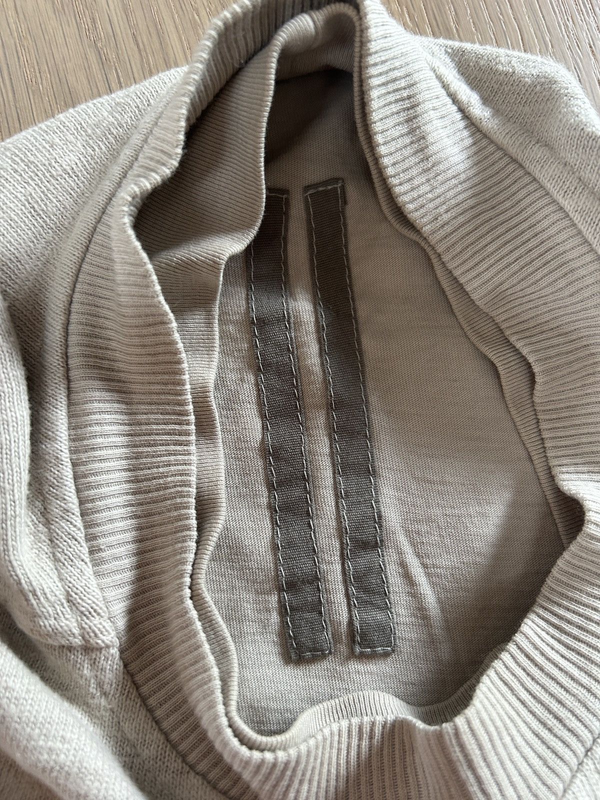 Rick Owens Drkshdw Rick Owens drkshdw Hustler T Shirt in Pearl Size US L / EU 52-54 / 3 - 4 Thumbnail