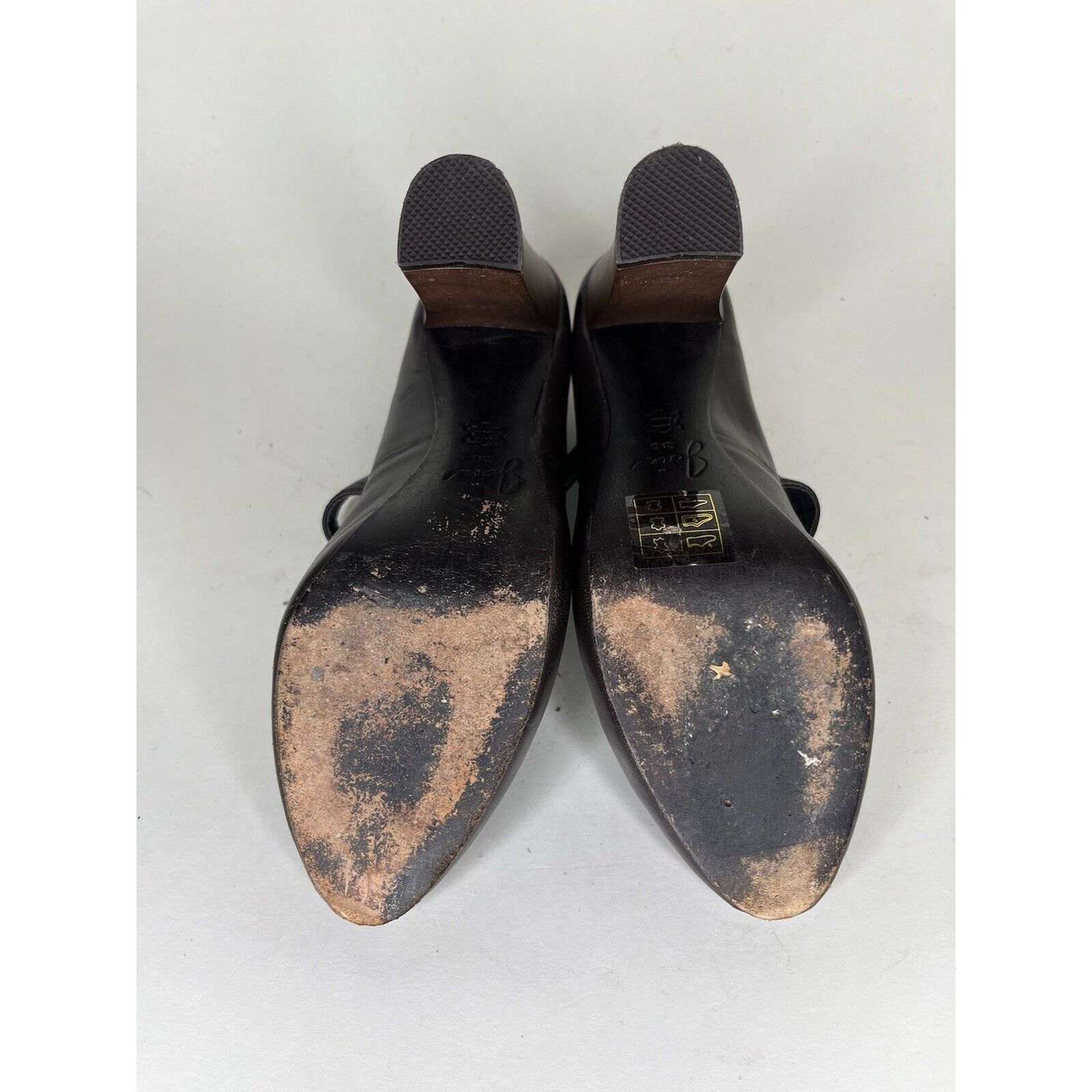 Joie Joie Brown Leather Mary Jane Strap Wooden Pump Heel Shoes Wo Size US 6 / IT 36 - 15 Thumbnail