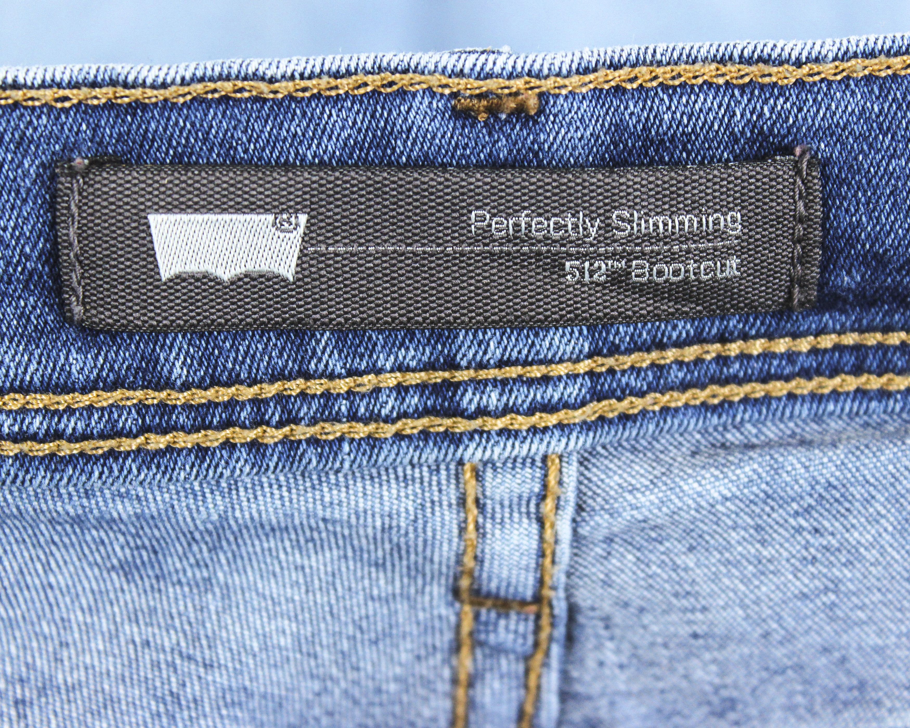 Levi's × Levi's Vintage Clothing × Vintage 512 Perfectly Slimming W32 L30 Bootcut Leg Jeans Denim Pants Size 32" / US 10 / IT 46 - 8 Thumbnail