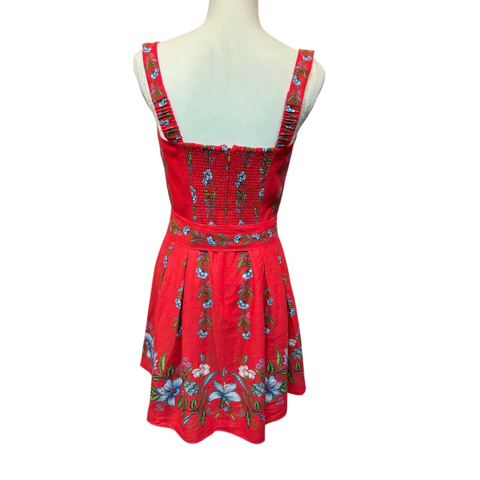 Farm Rio BNWT Farm Rio Sweet Bloom Bouquet Red Mini Dress Size XL Size XL / US 12-14 / IT 48-50 - 3 Thumbnail