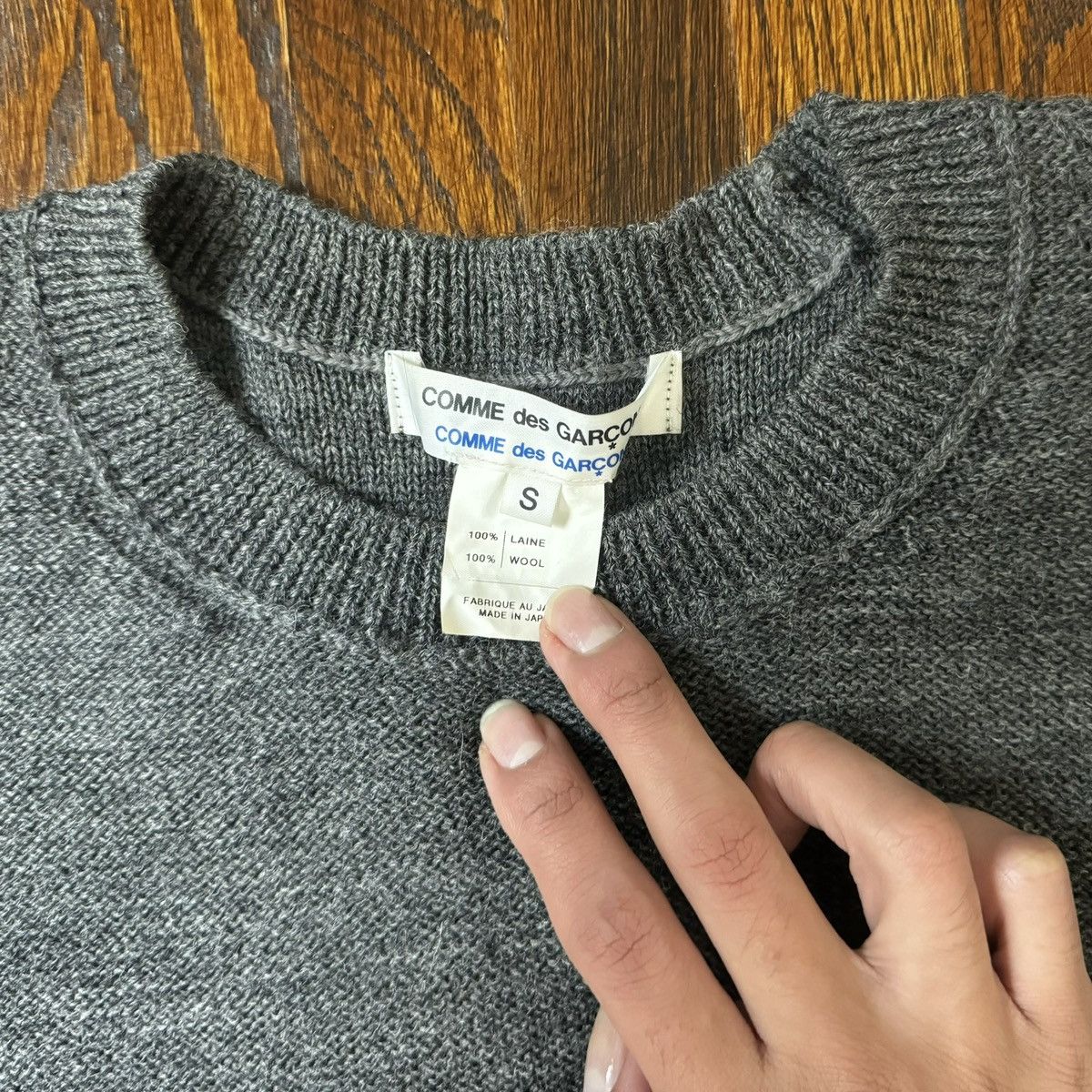 Comme des Garcons × Japanese Brand comme des garçon knit sweater Size US S / EU 44-46 / 1 - 2 Thumbnail