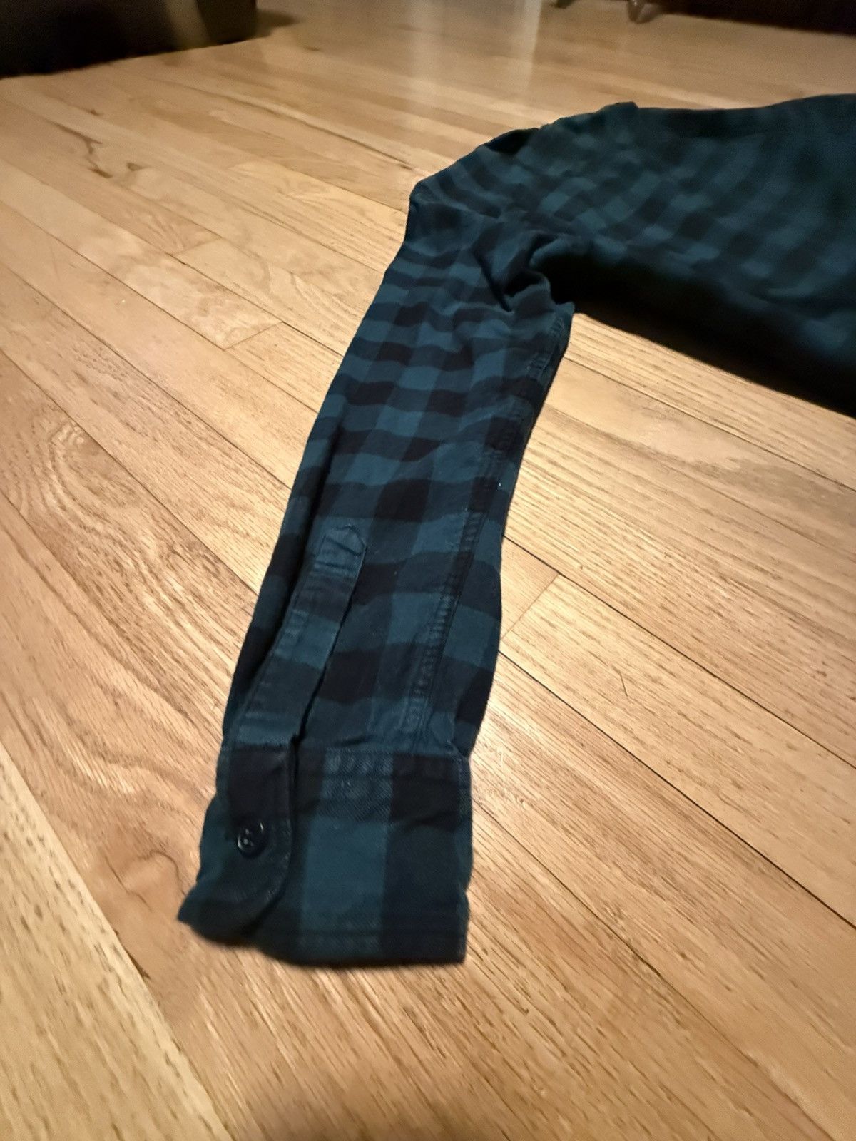 Japanese Brand × Uniqlo Uniqlo Flannel Green Checkered Button Up Shirt Size US S / EU 44-46 / 1 - 6 Thumbnail
