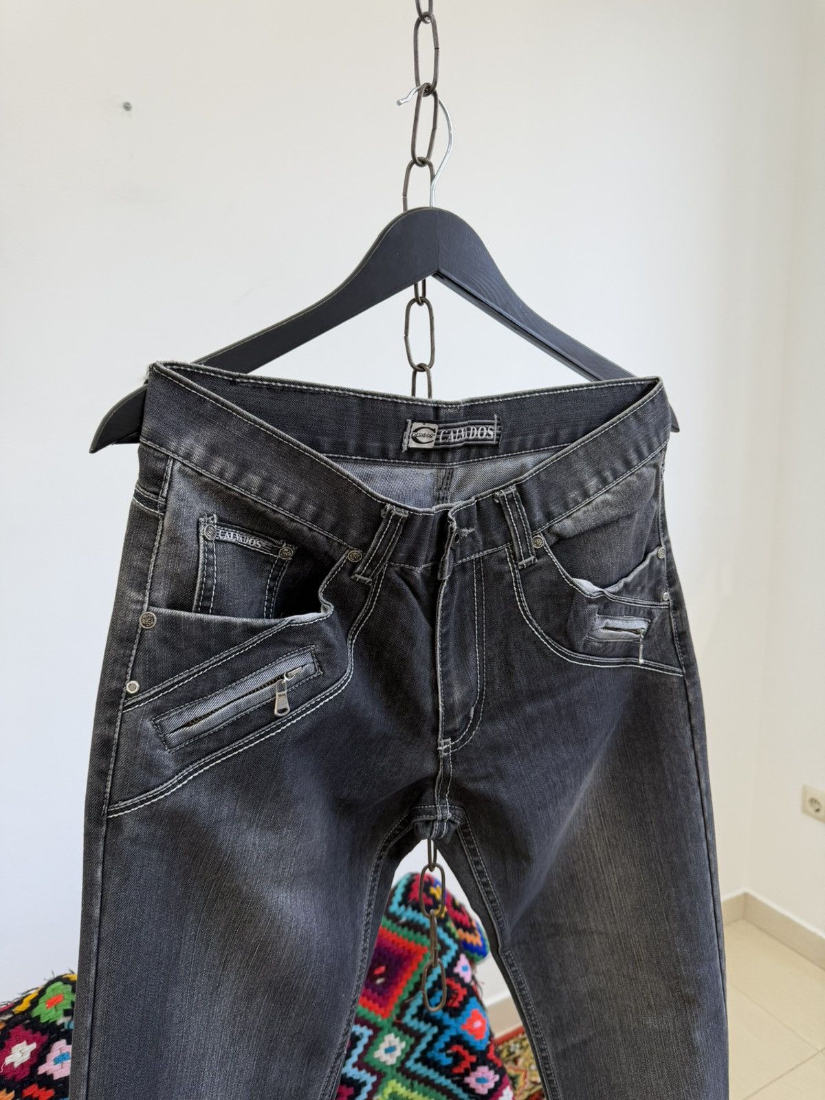 Hedi Slimane Vintage Dior Hedi Slimane Style Washed Denim Jeans Size US 30 / EU 46 - 6 Thumbnail