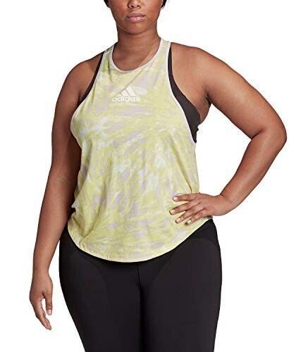 Adidas Adidas GK5145 University Tank Top Purple / Yellow ( 3X ) Size 3XL / US 20-22 - 1 Thumbnail